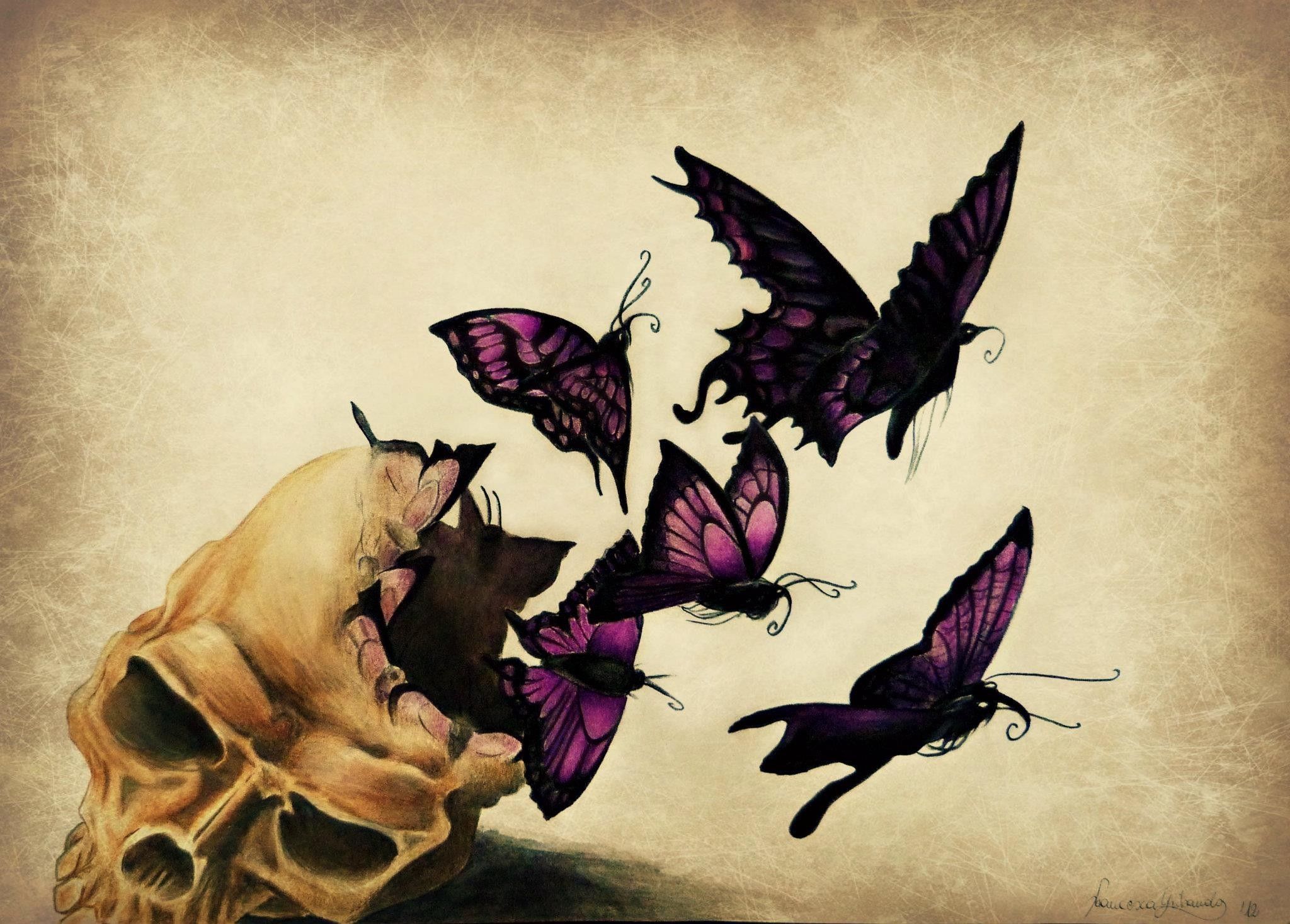 Gothic Butterfly Wallpapers