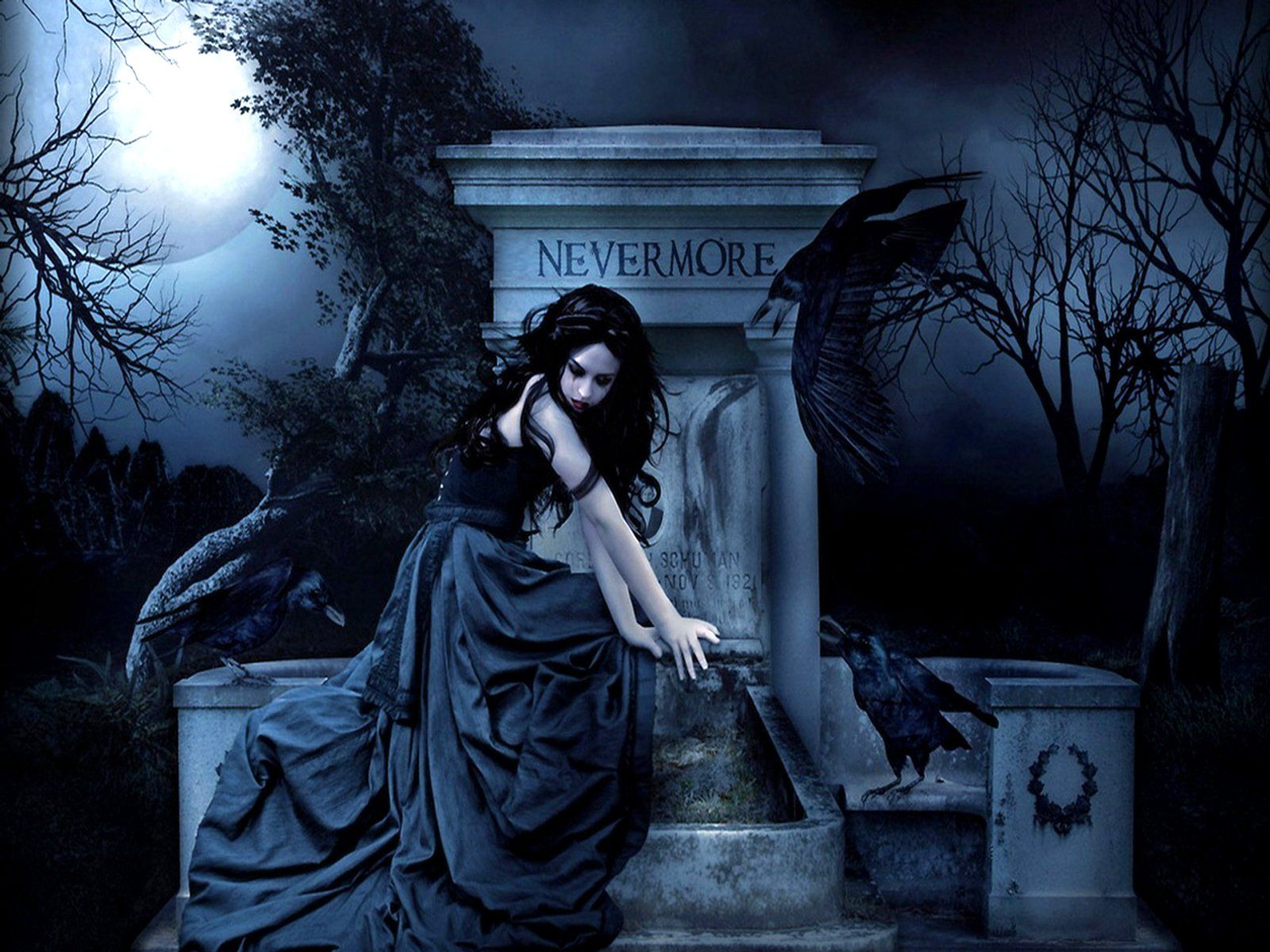 Gothic Witch Wallpapers