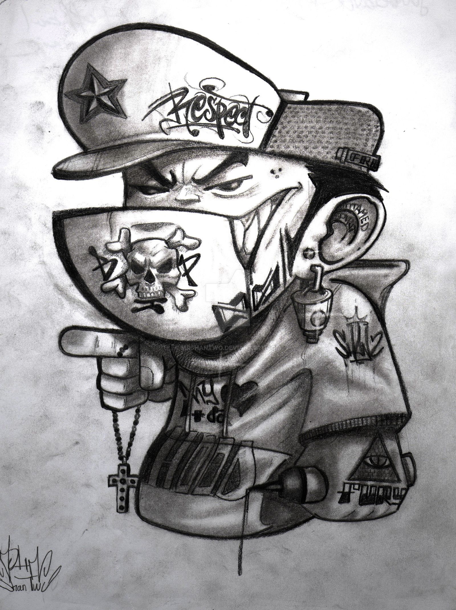 Graffiti Bboy Characters Wallpapers