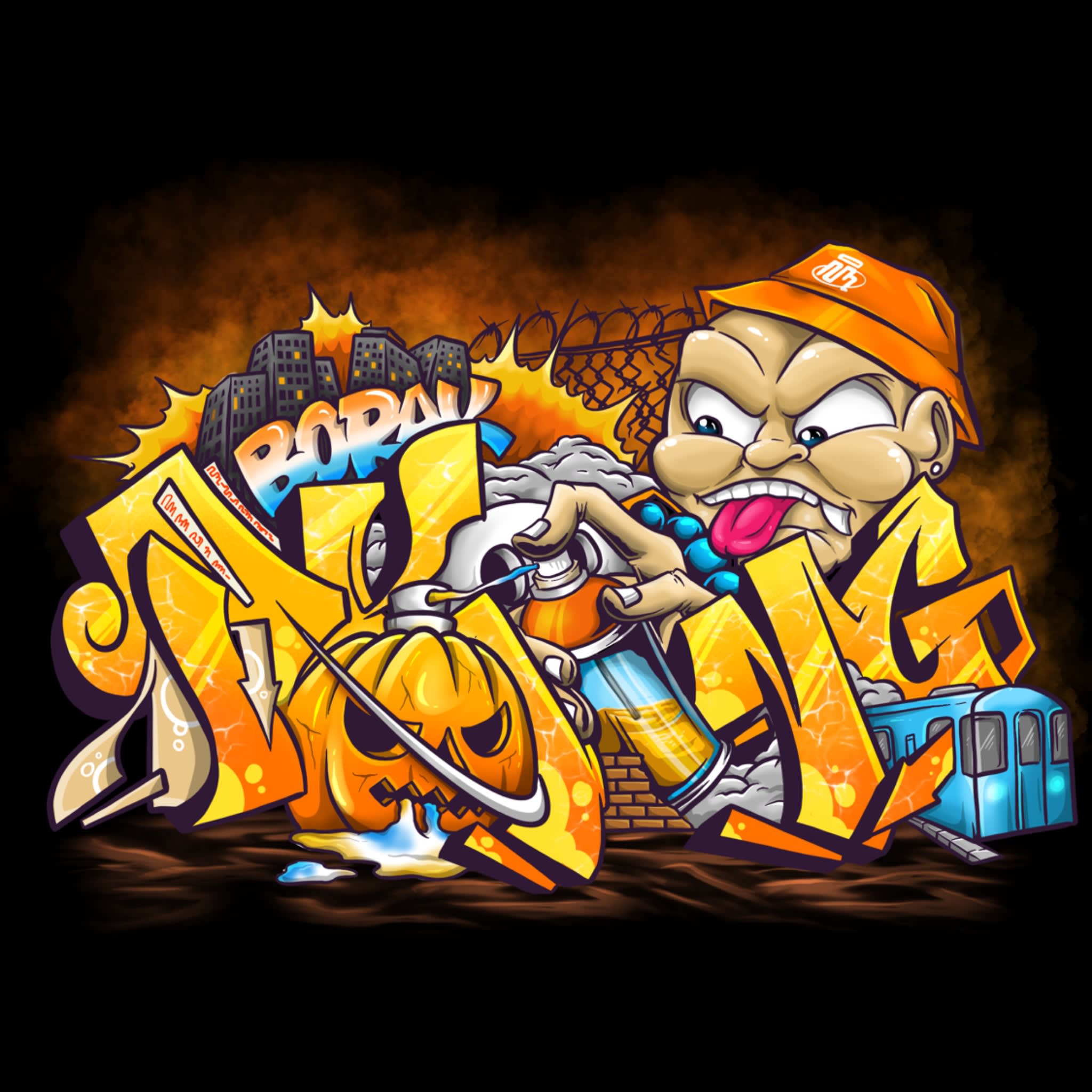 Graffiti Bboy Characters Wallpapers