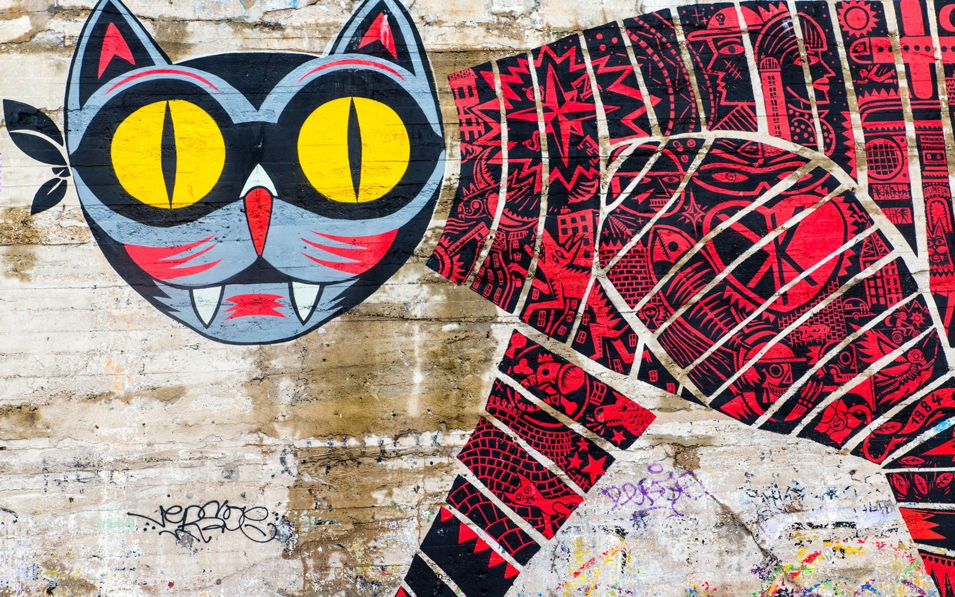 Graffiti Cat Wallpapers