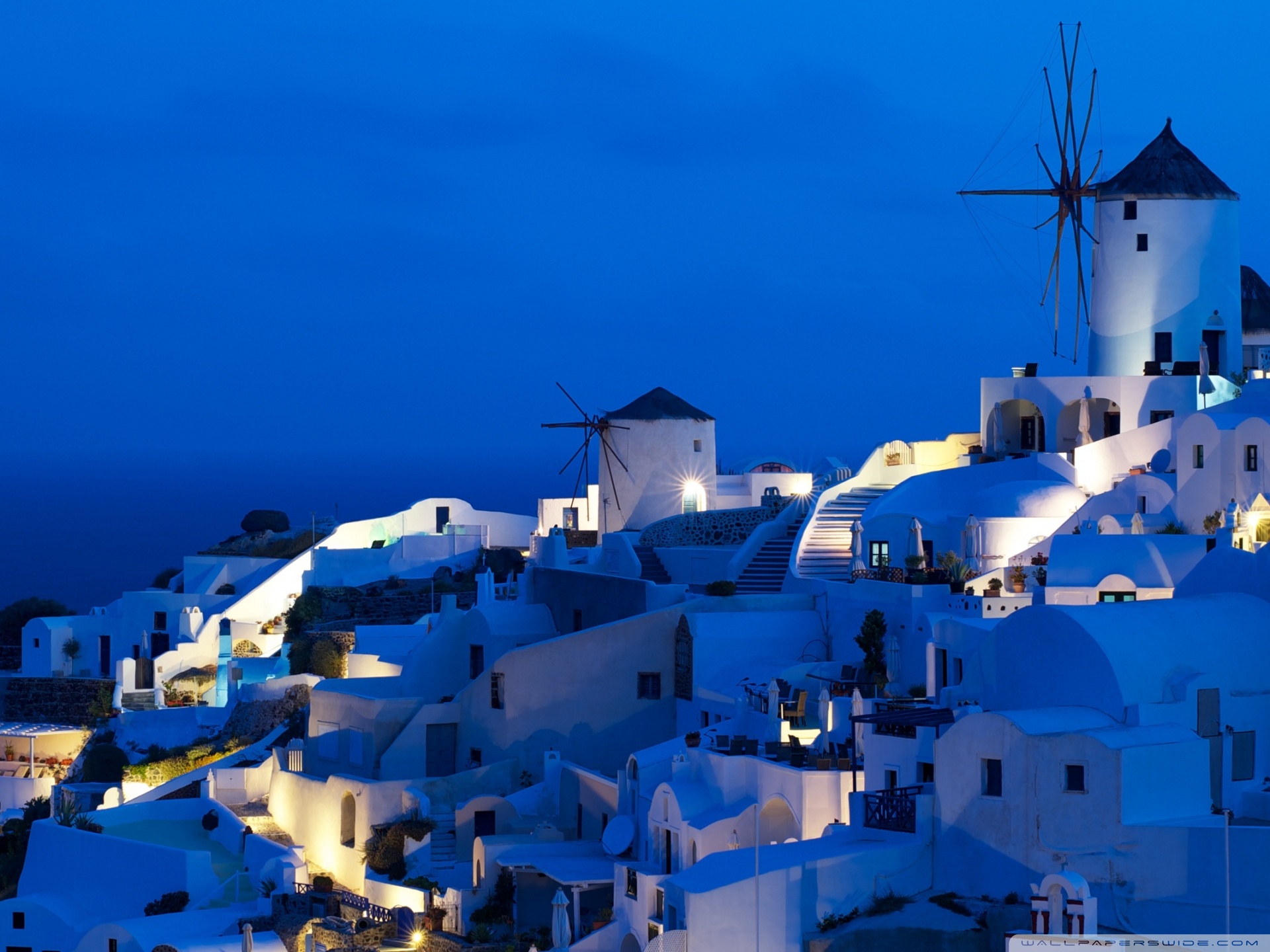 Greece Night Wallpapers