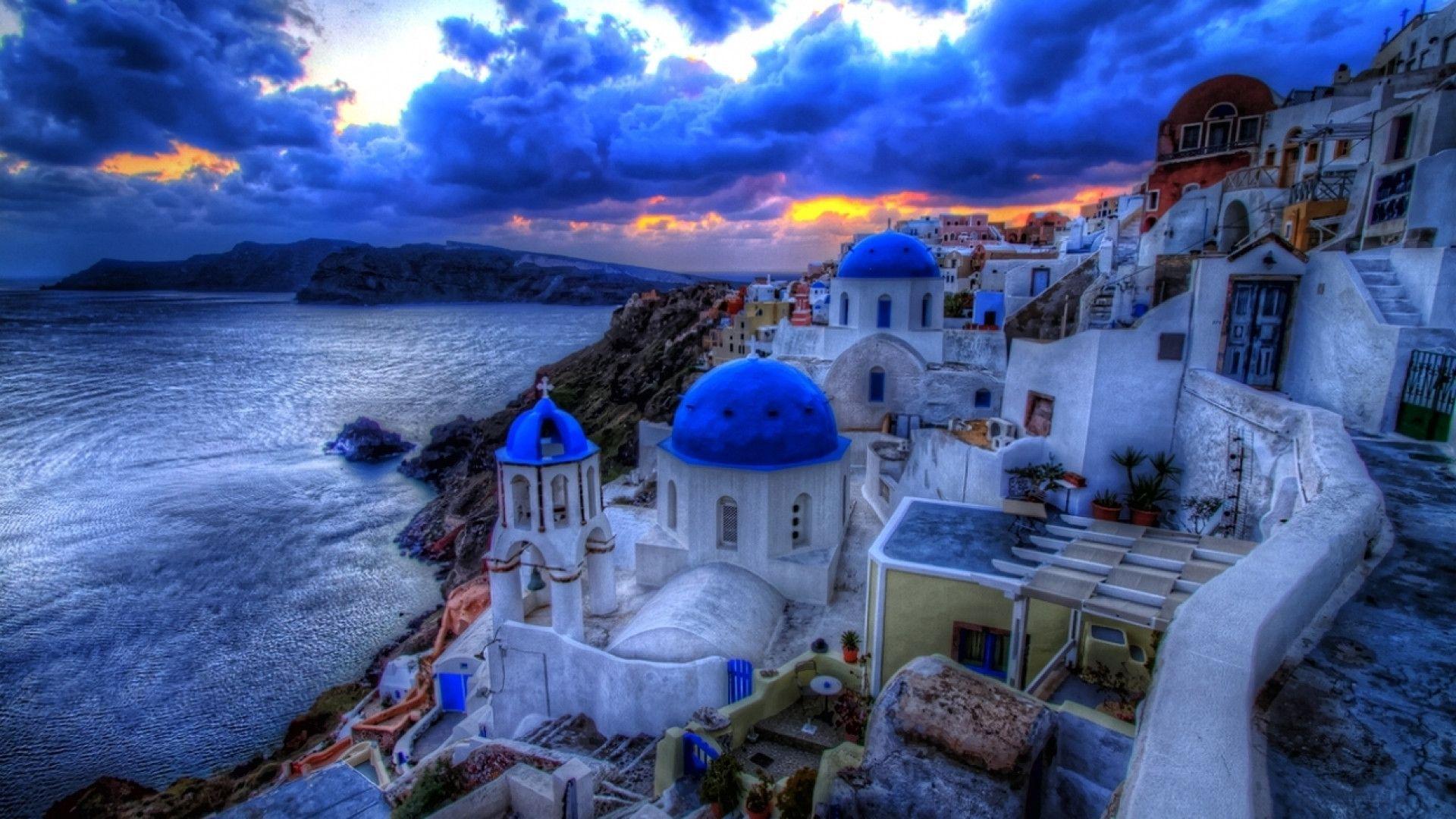 Greece Night Wallpapers