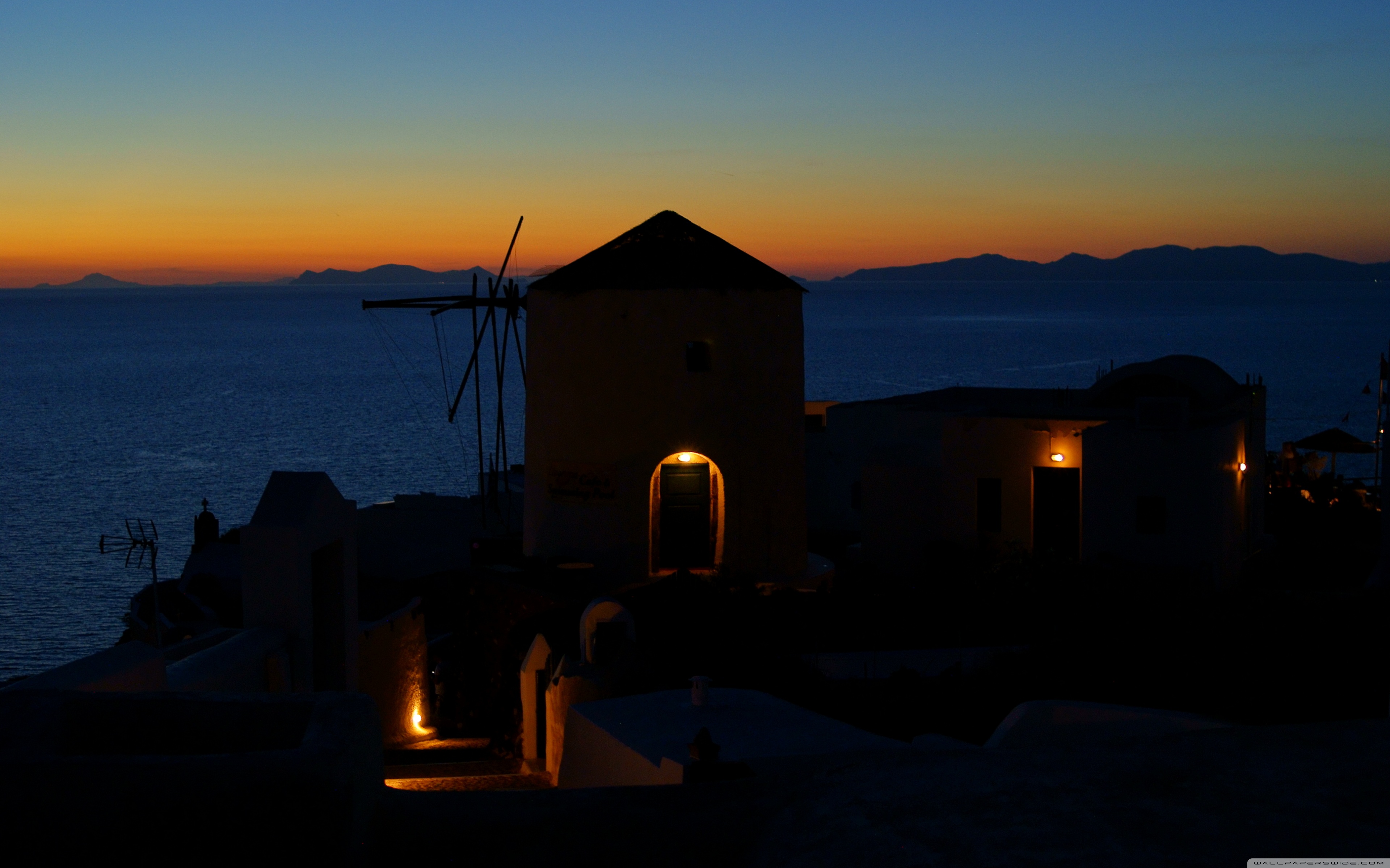 Greece Night Wallpapers