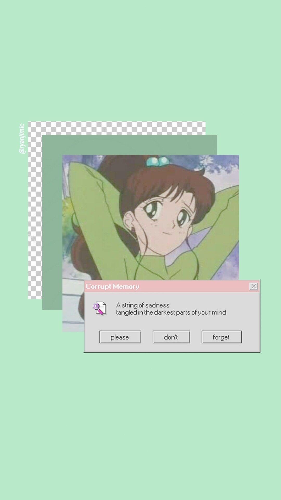 Green Anime Aesthetic Wallpapers