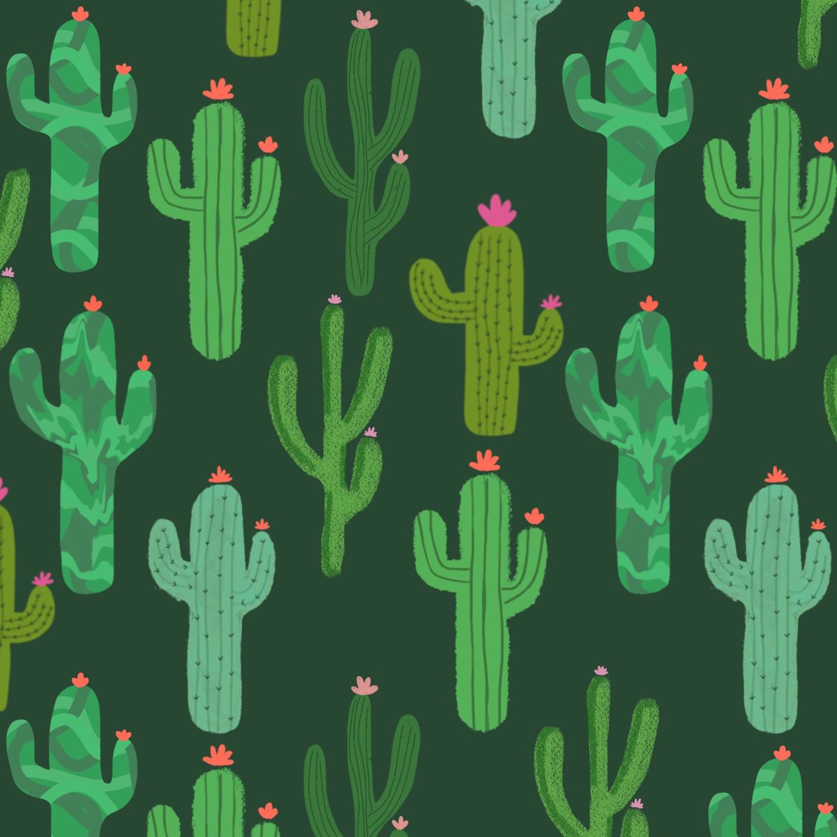 Green Cactus Wallpapers