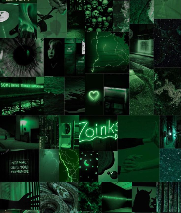 Green Collage Wallpapers