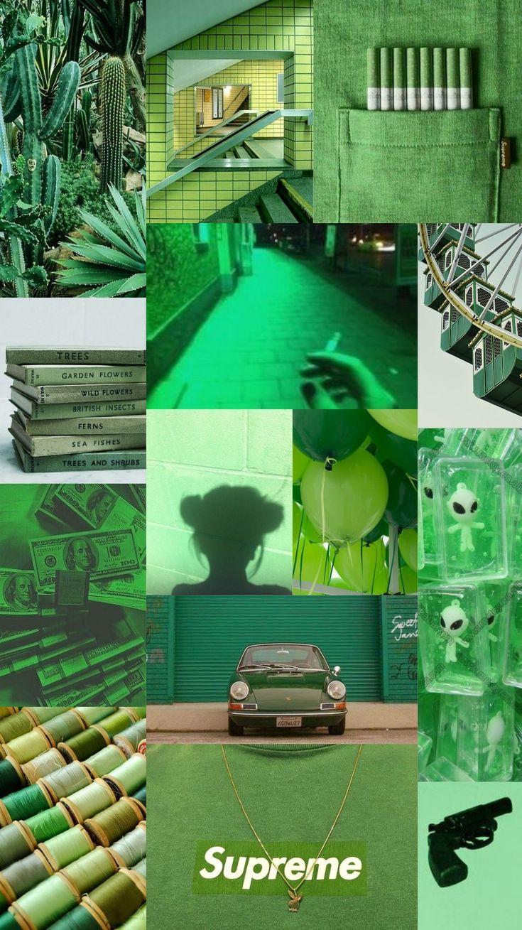 Green Collage Wallpapers