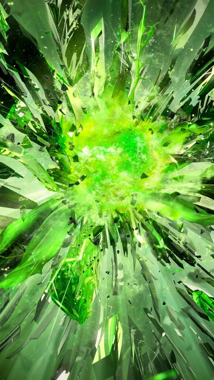 Green Crystals Wallpapers