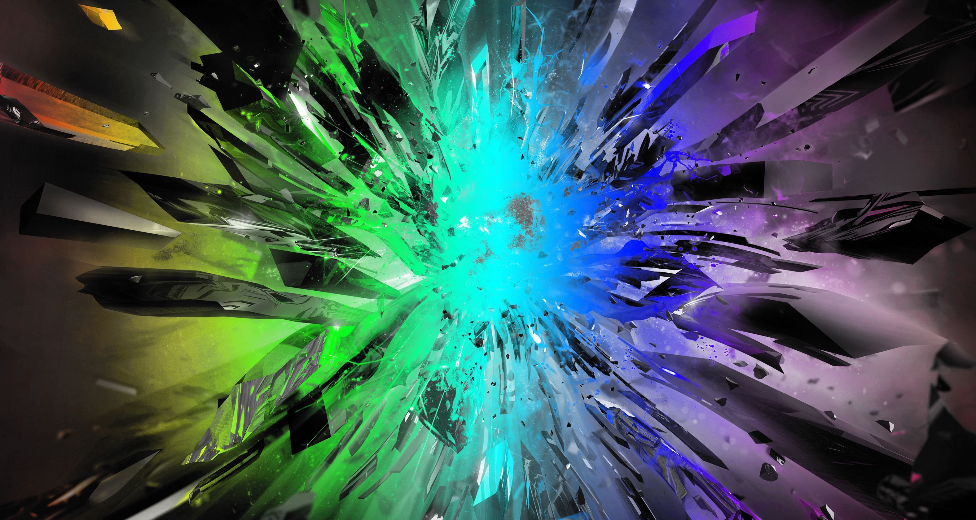 Green Crystals Wallpapers