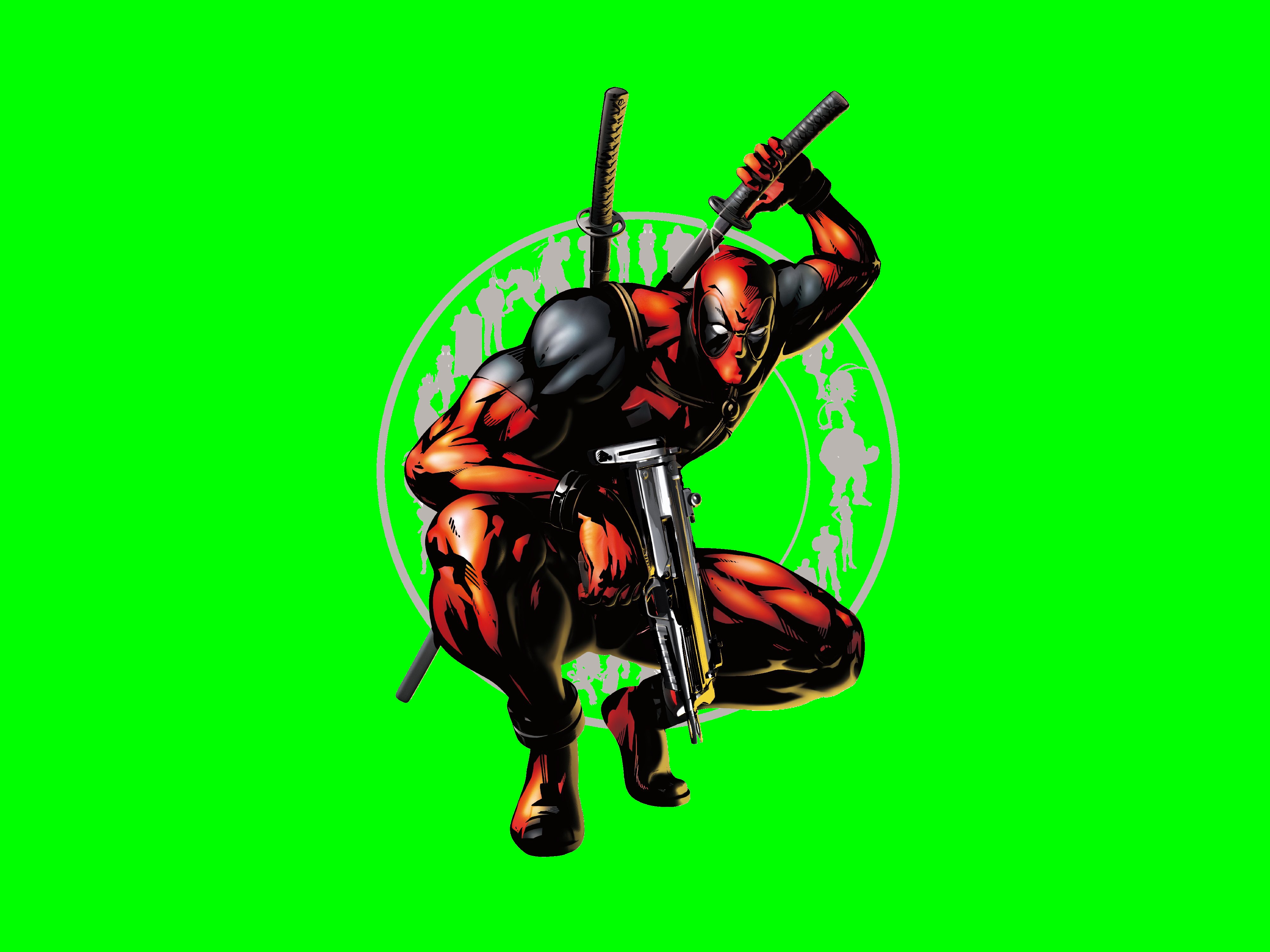 Green Deadpool Wallpapers