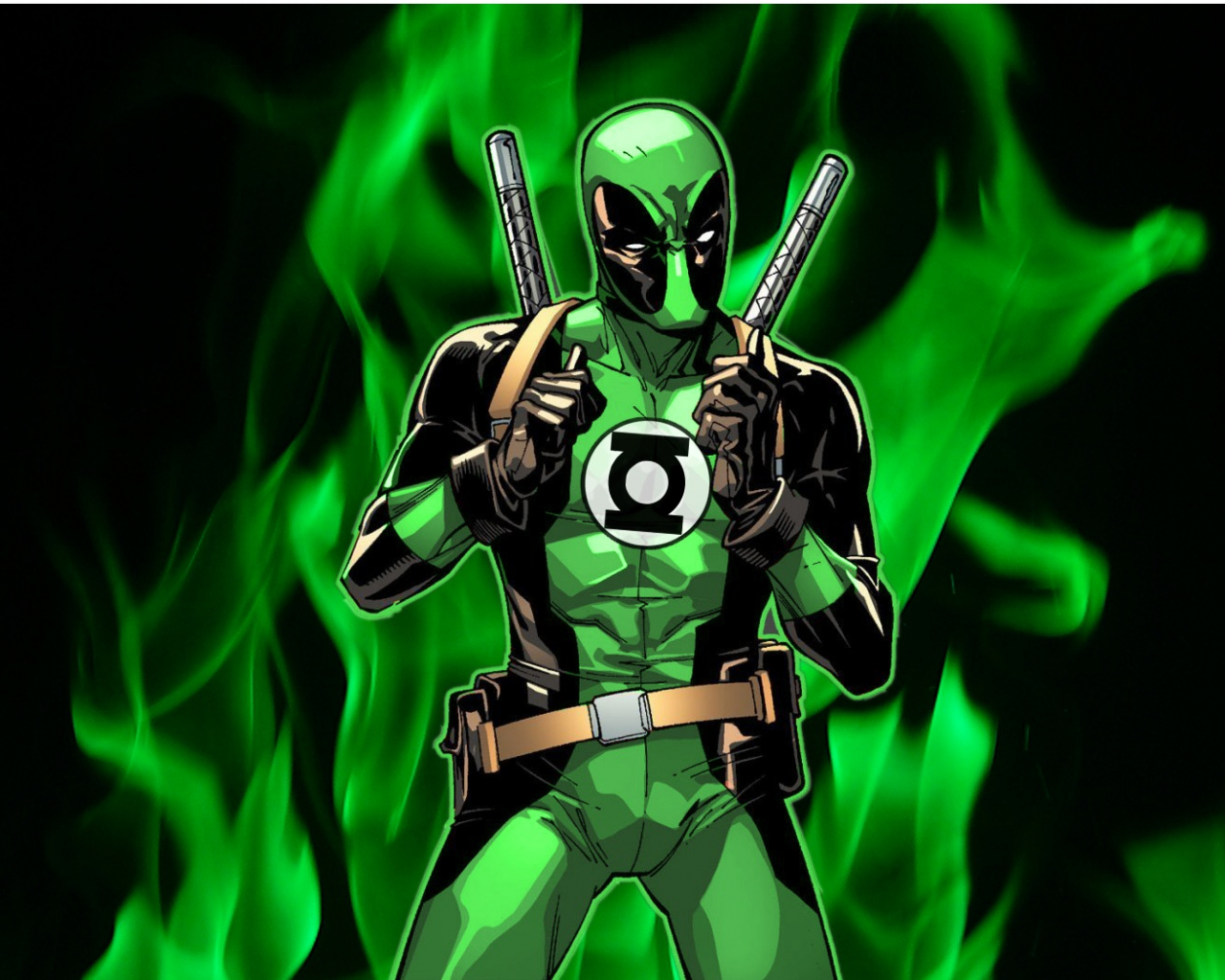 Green Deadpool Wallpapers