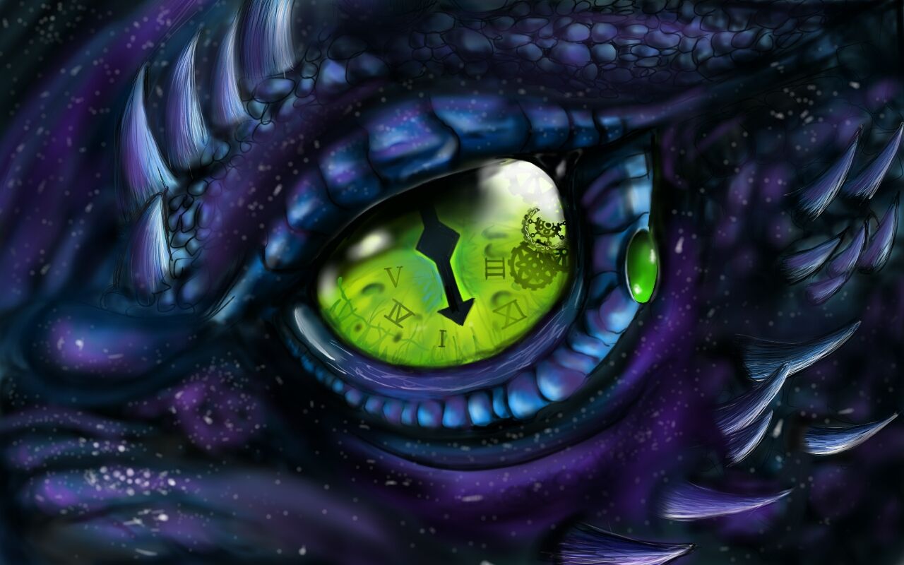 Green Dragon Eye Wallpapers