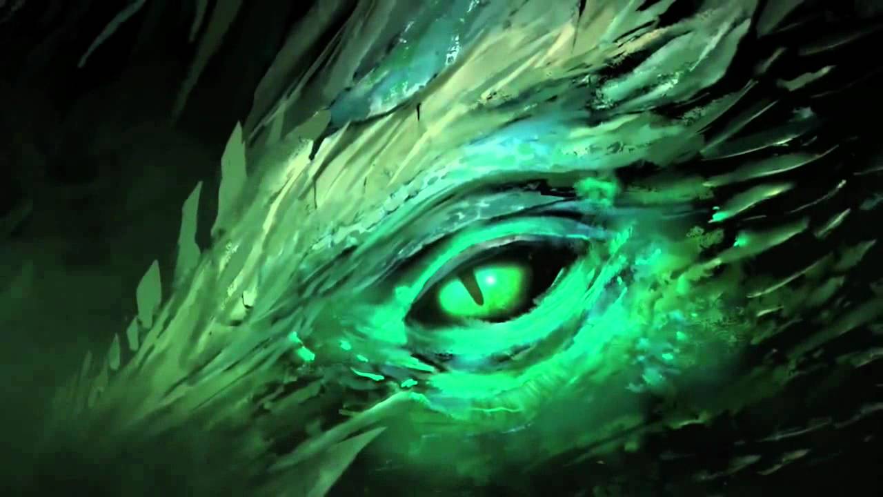 Green Dragon Eye Wallpapers