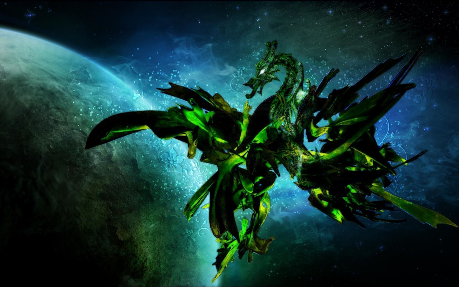 Green Dragon Eye Wallpapers