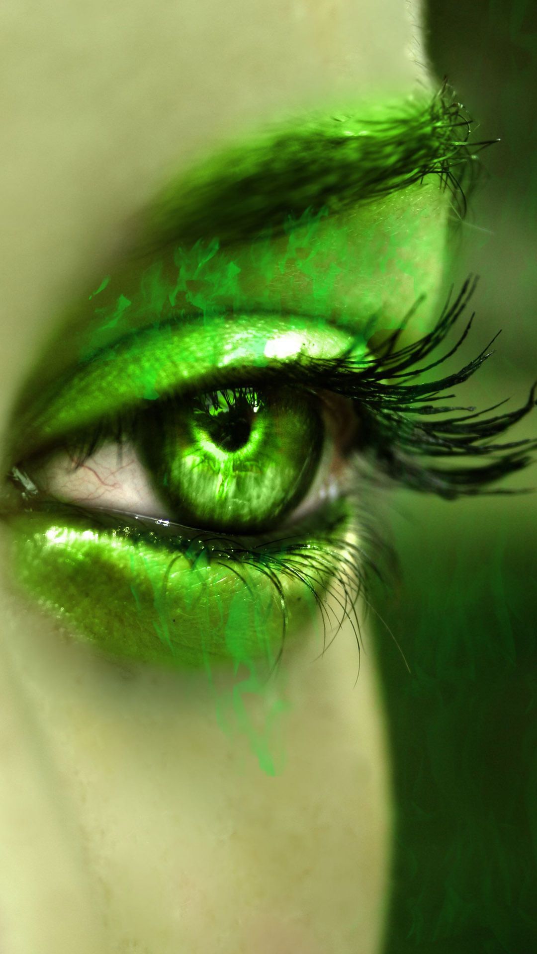 Green Dragon Eye Wallpapers