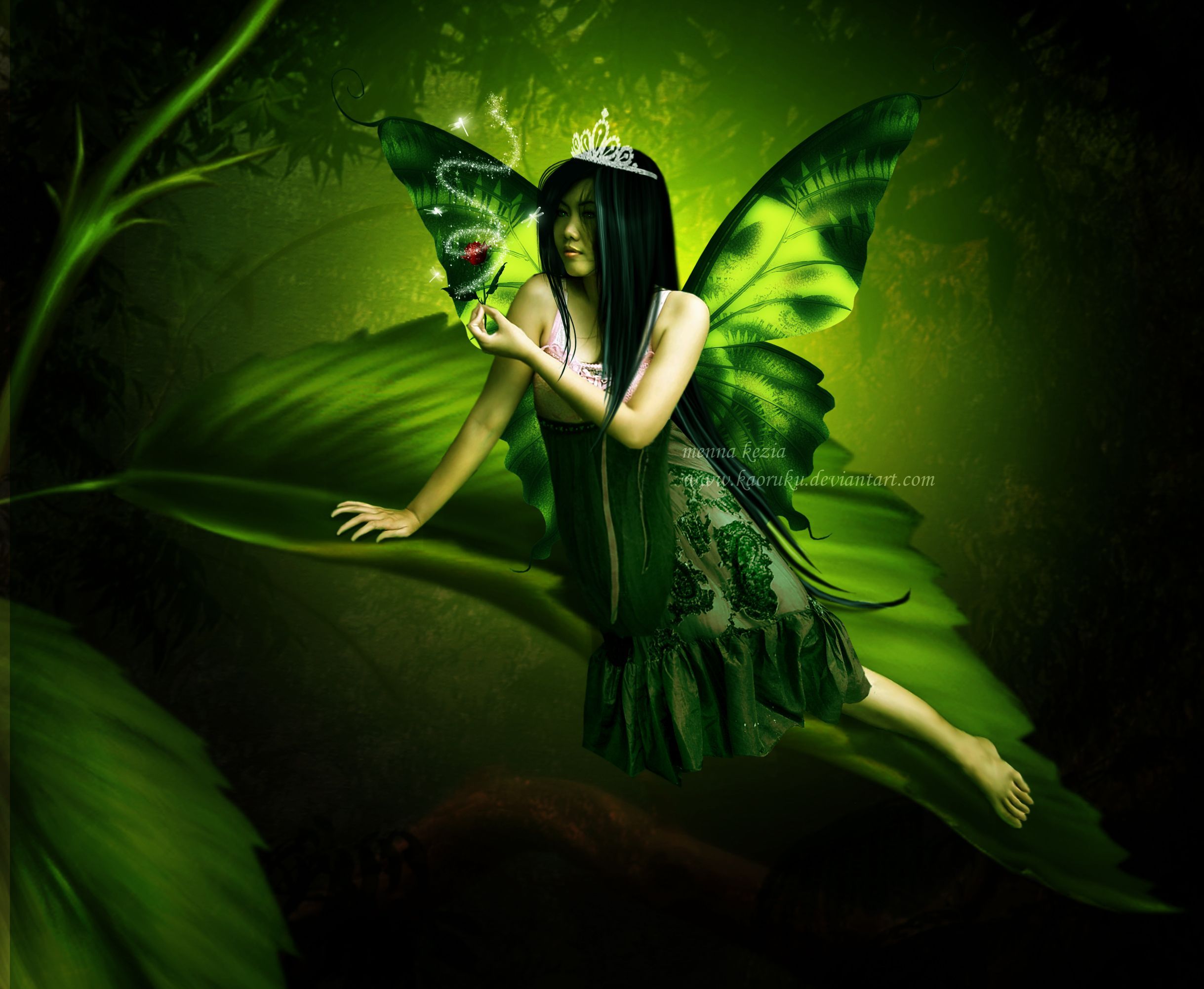 Green Faerie Wallpapers