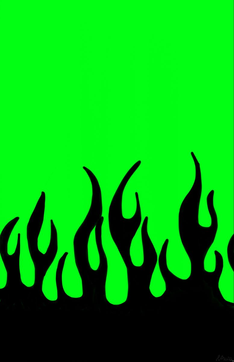 Green Flames Wallpapers