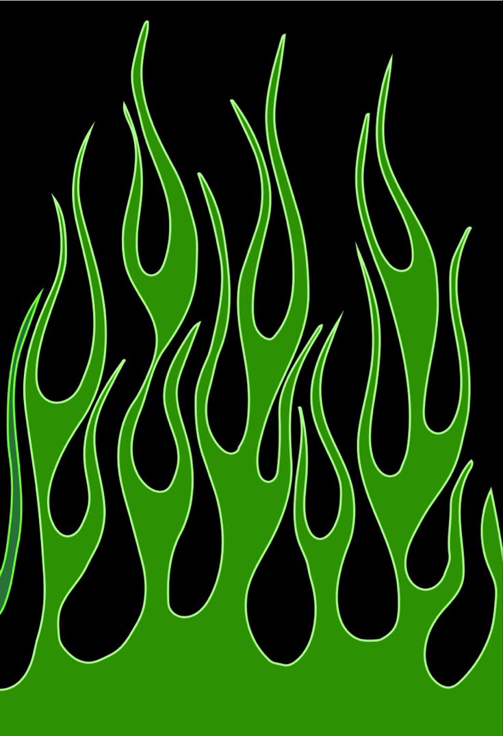 Green Flames Wallpapers