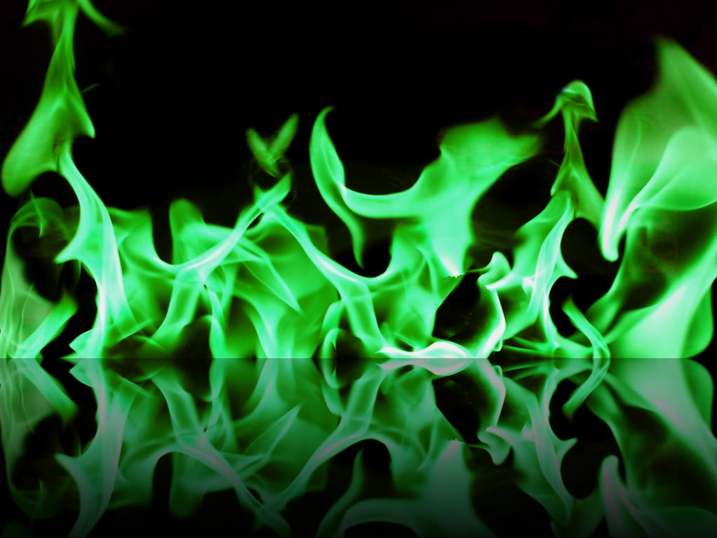 Green Flames Wallpapers