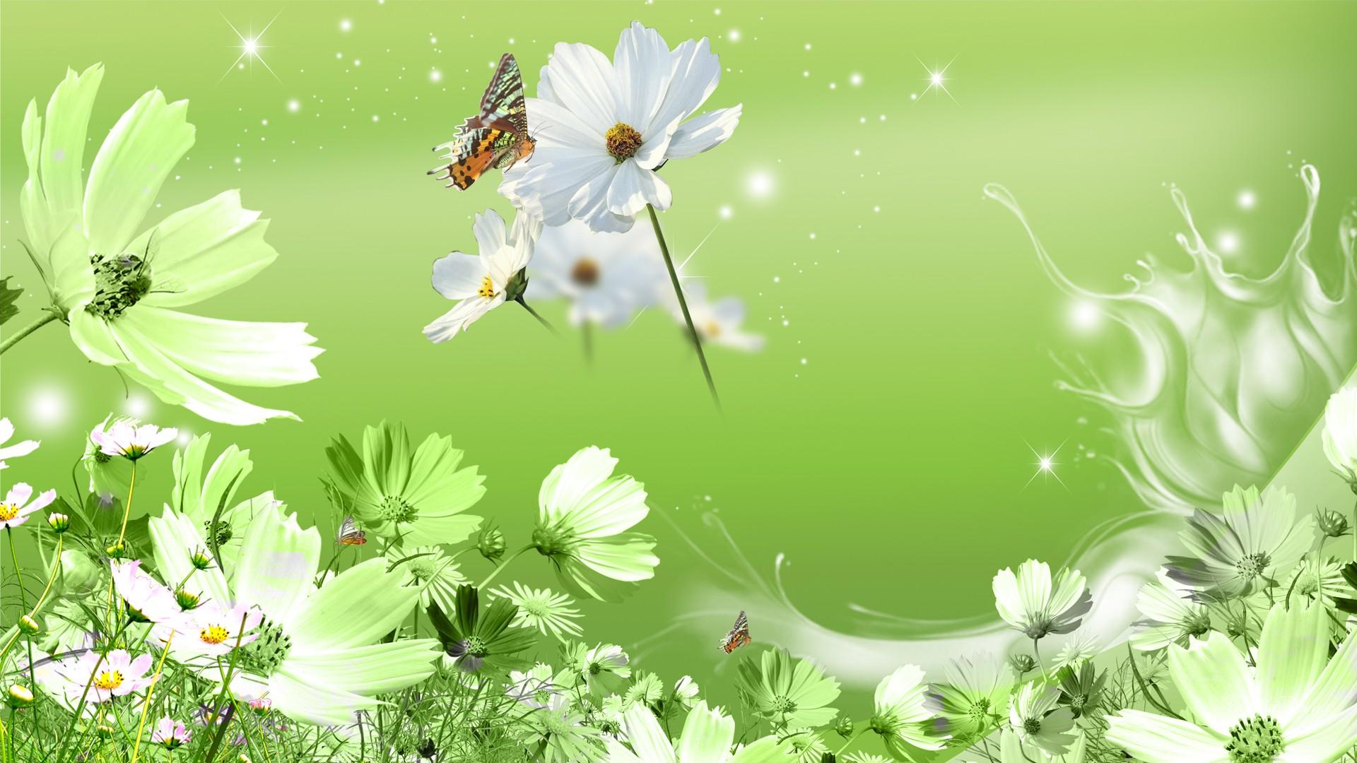 Green Flower Wallpapers