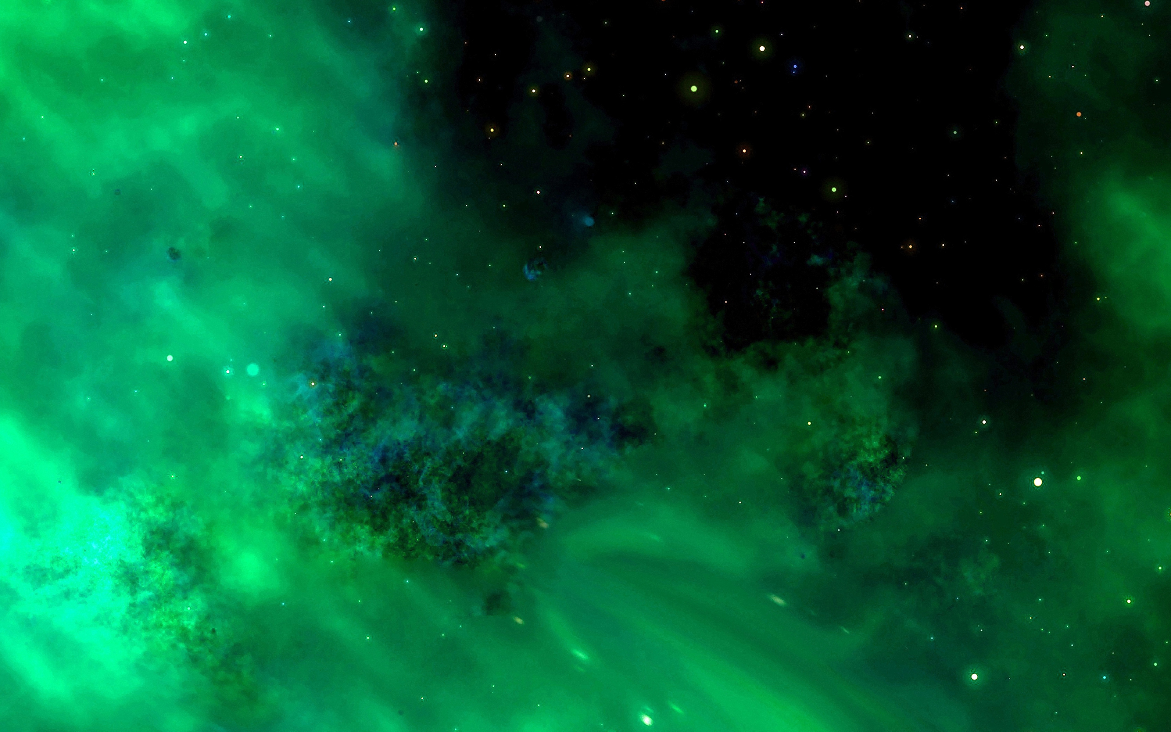 Green Galaxy Wallpapers