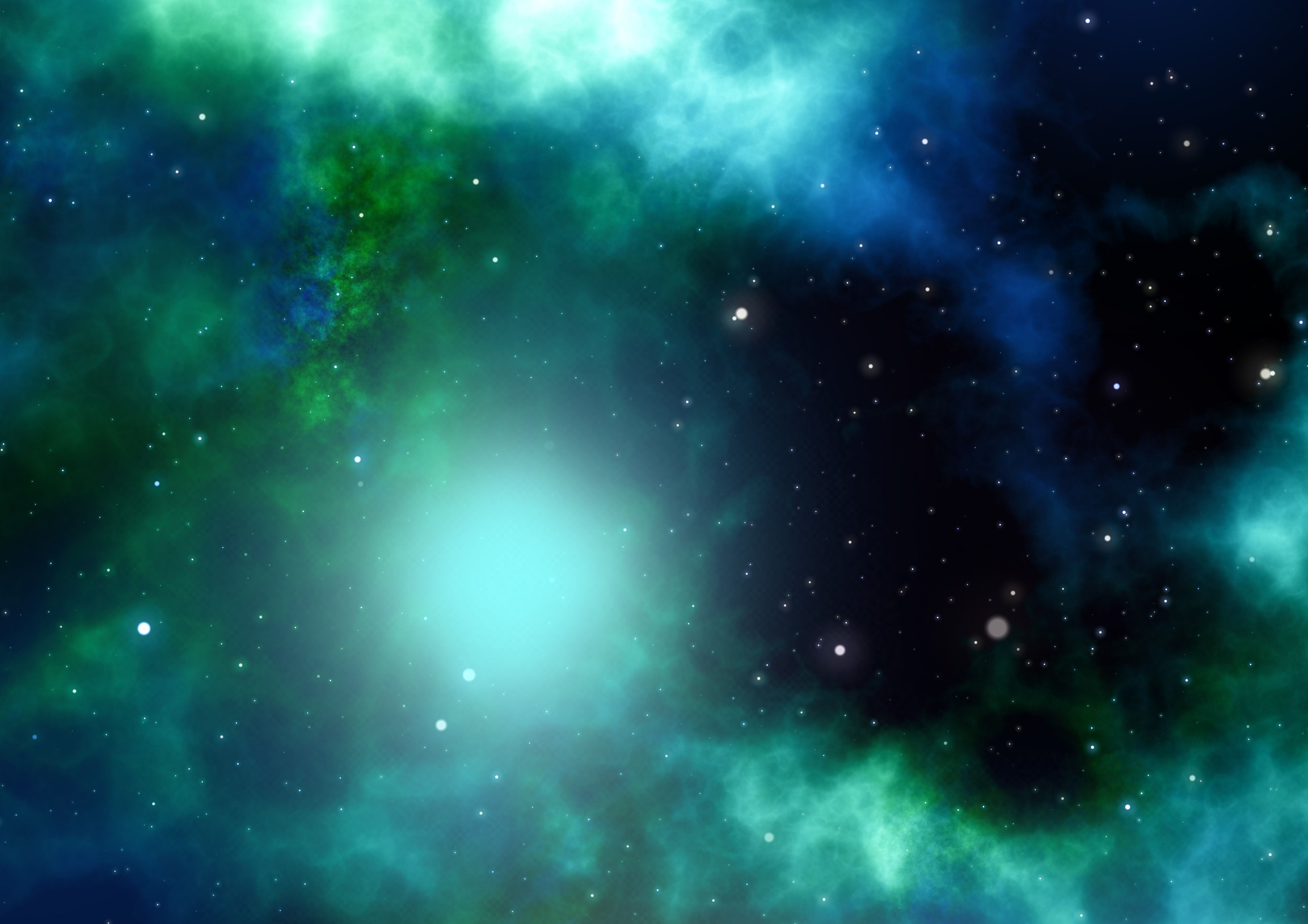 Green Galaxy Wallpapers