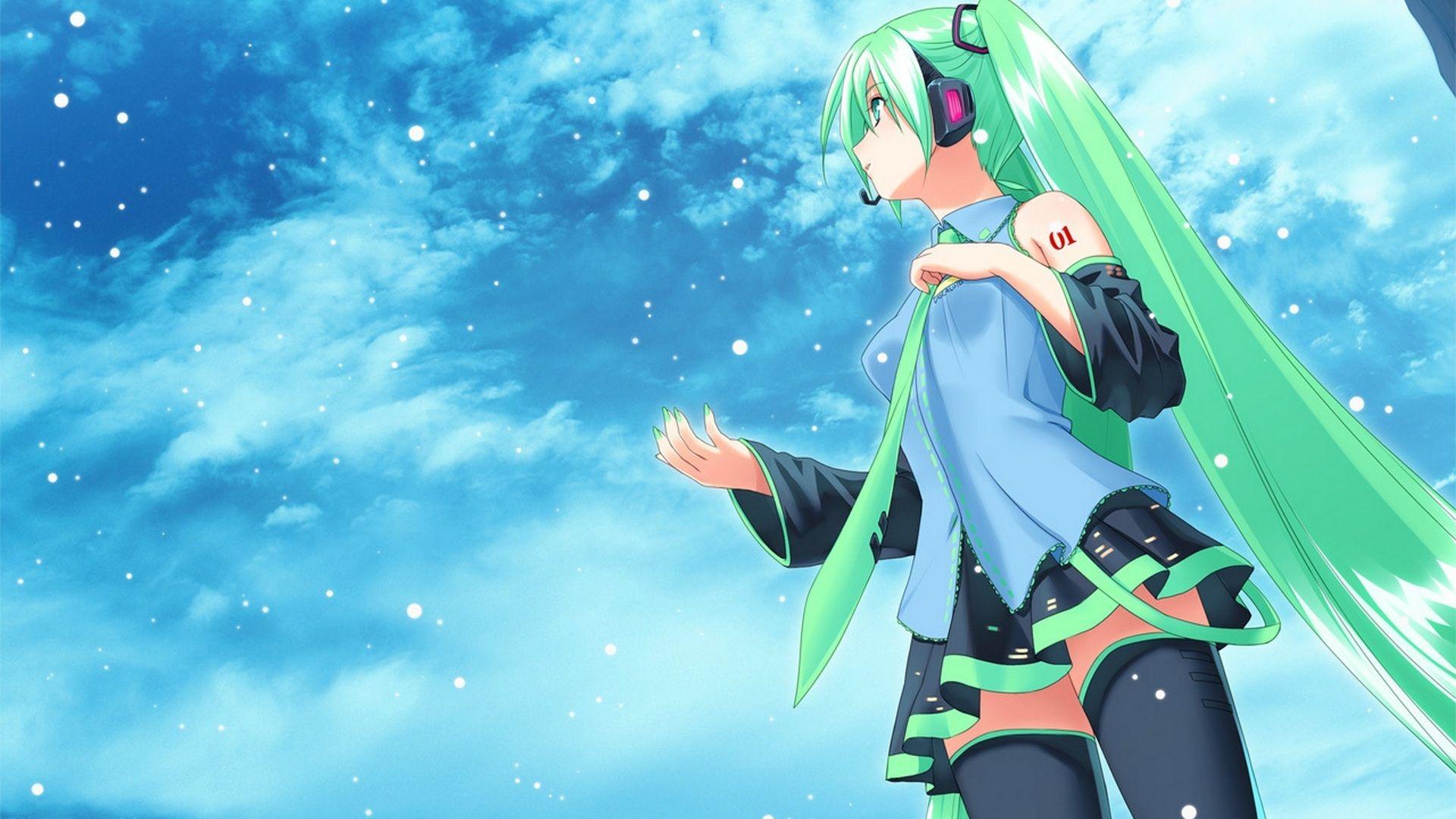 Green Hair Girl Wallpapers