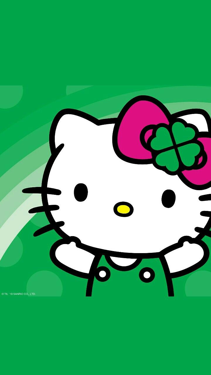 Green Hello Kitty Wallpapers