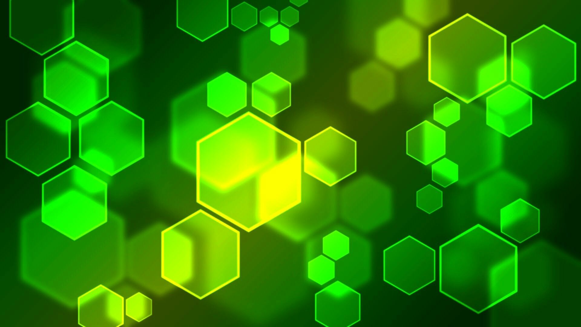 Green Hexagon Wallpapers