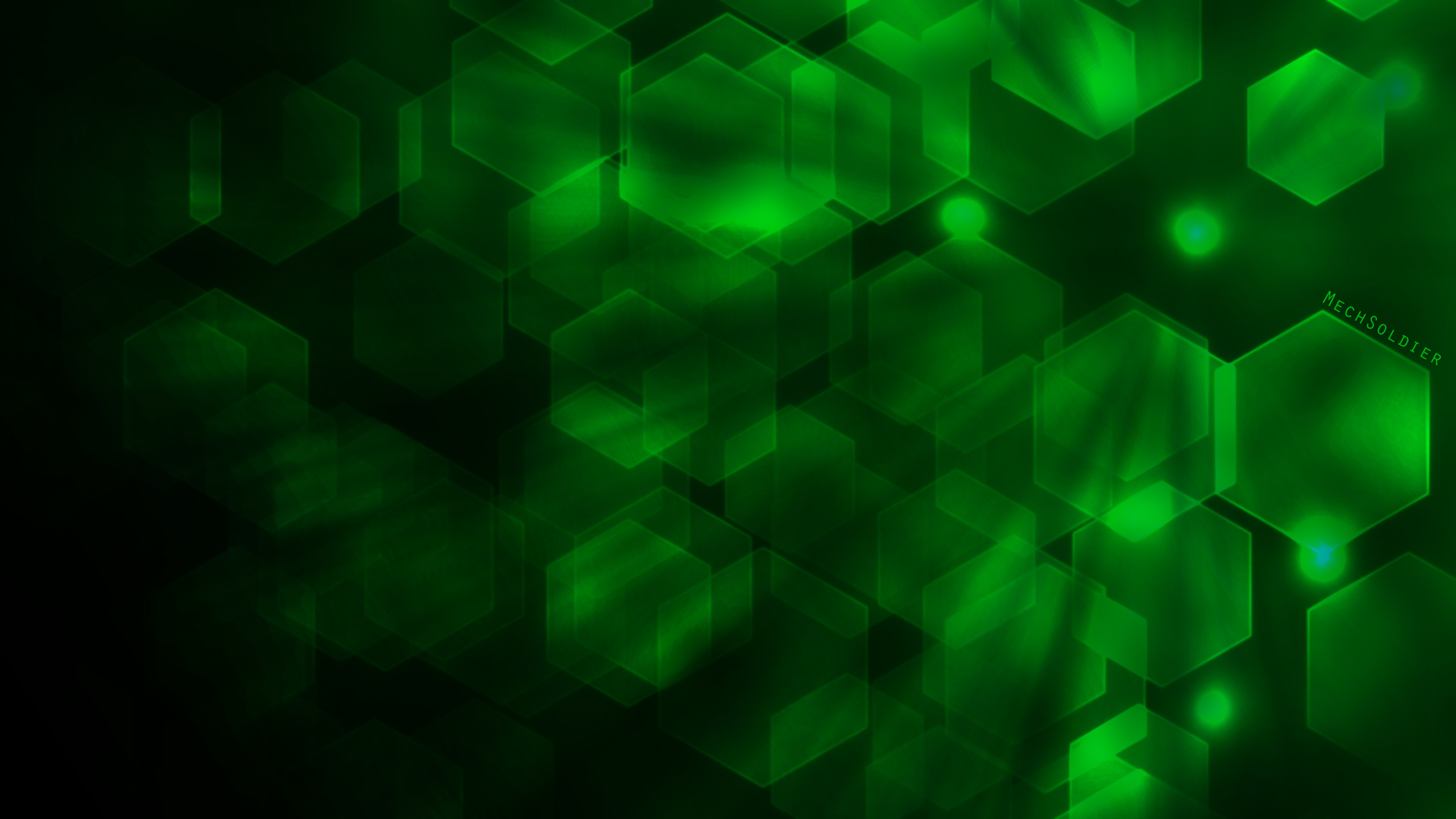 Green Hexagon Wallpapers