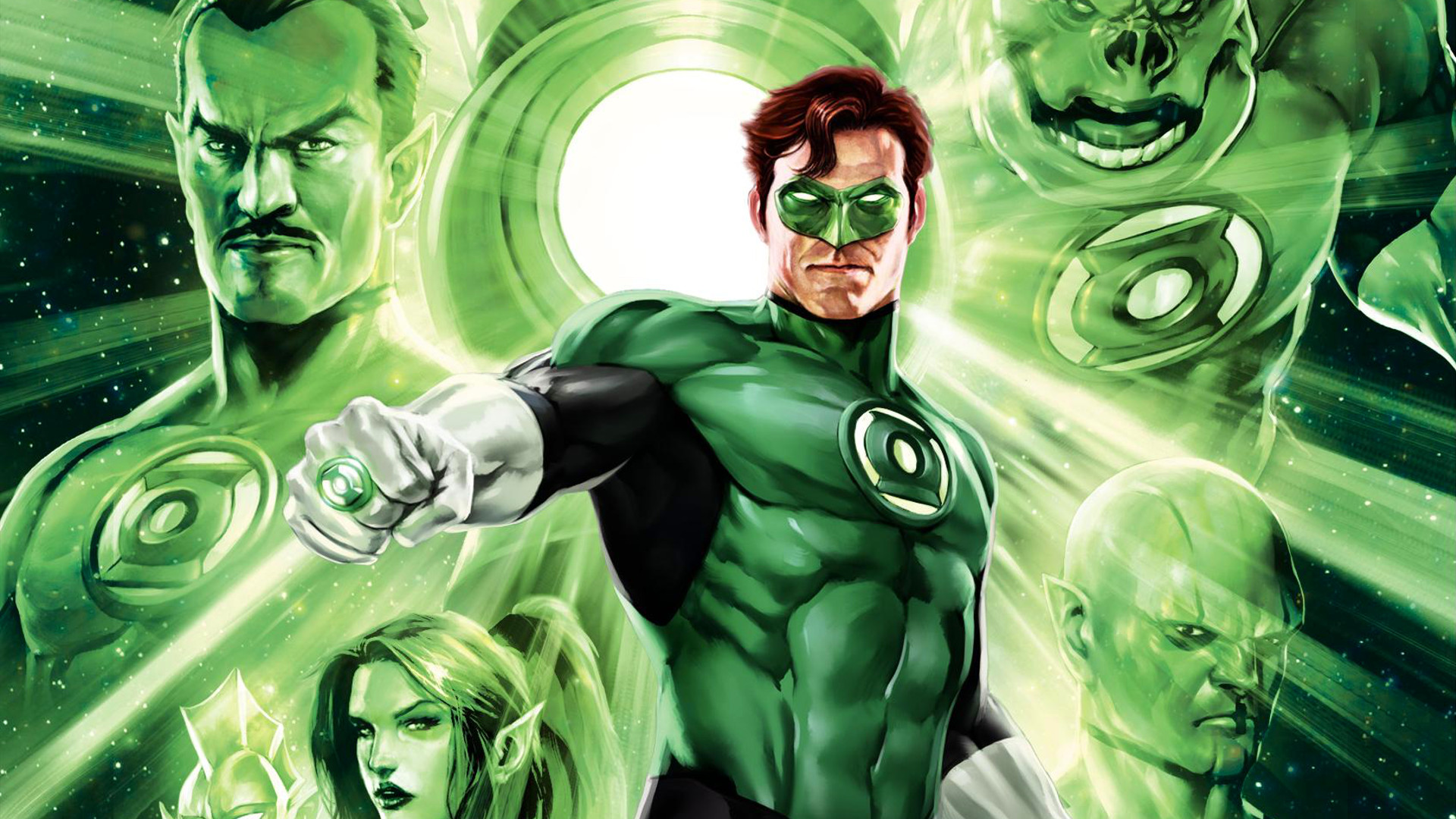 Green Lantern Cartoon Wallpapers