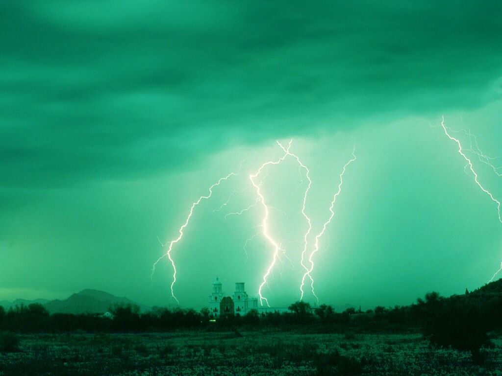 Green Lightning Wallpapers