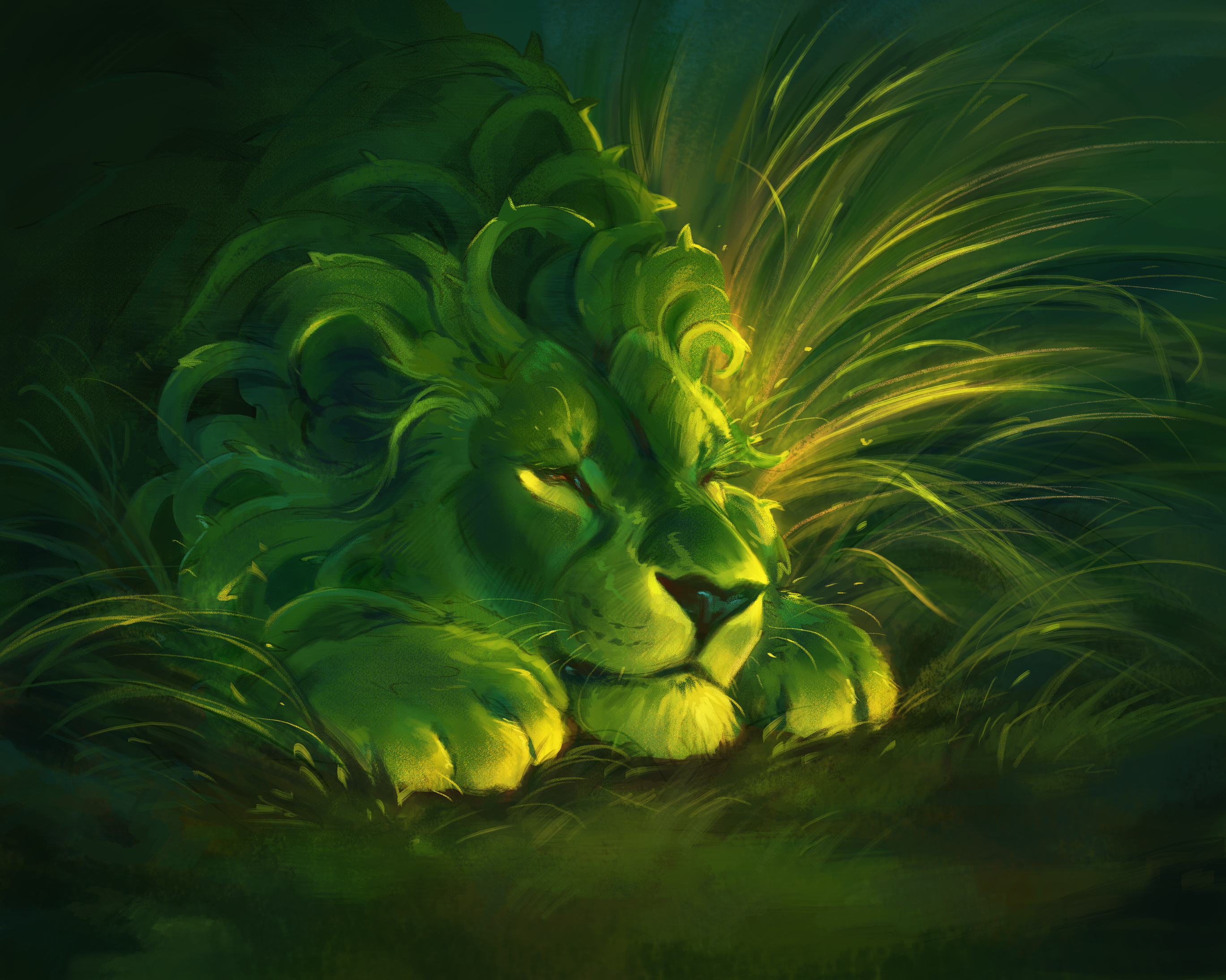 Green Lion Wallpapers