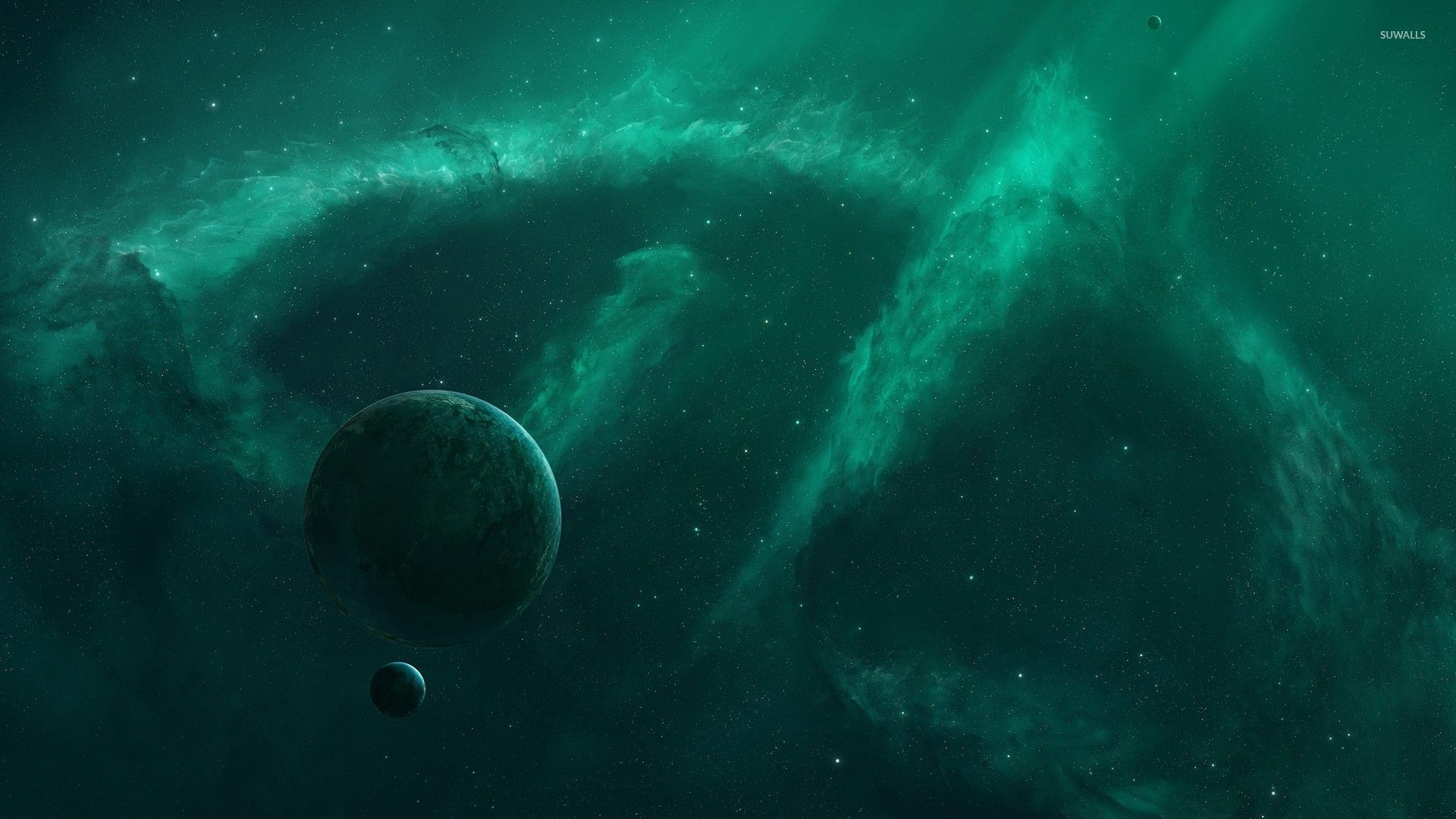 Green Nebula Wallpapers