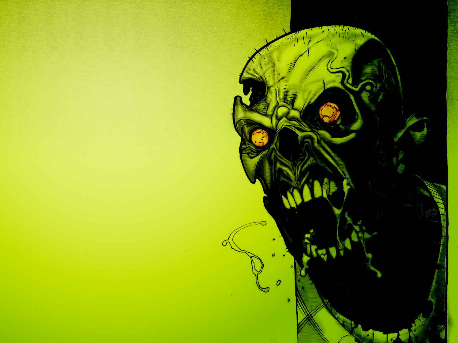 Green Skull Wallpapers