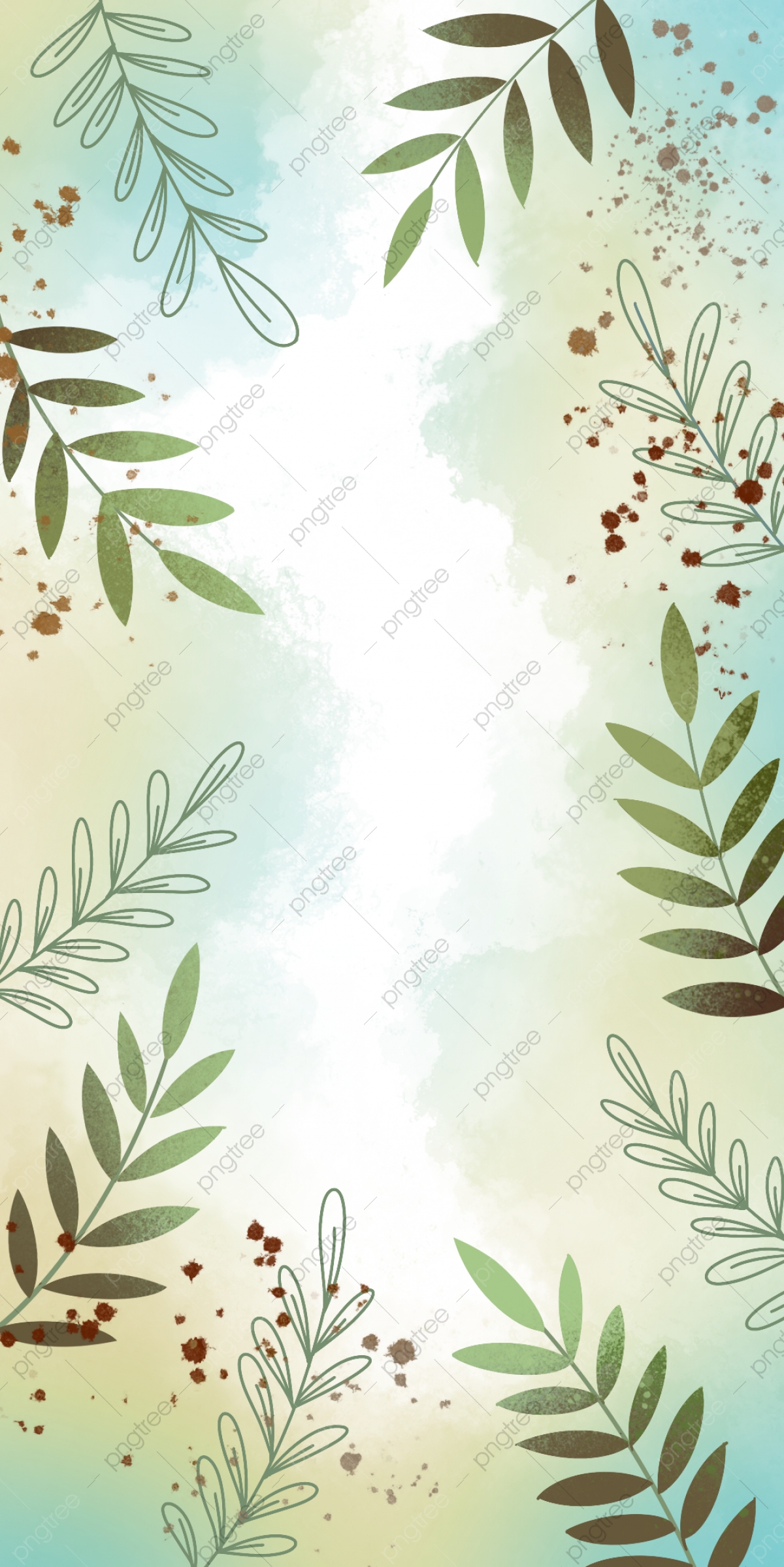 Green Watercolor Wallpapers