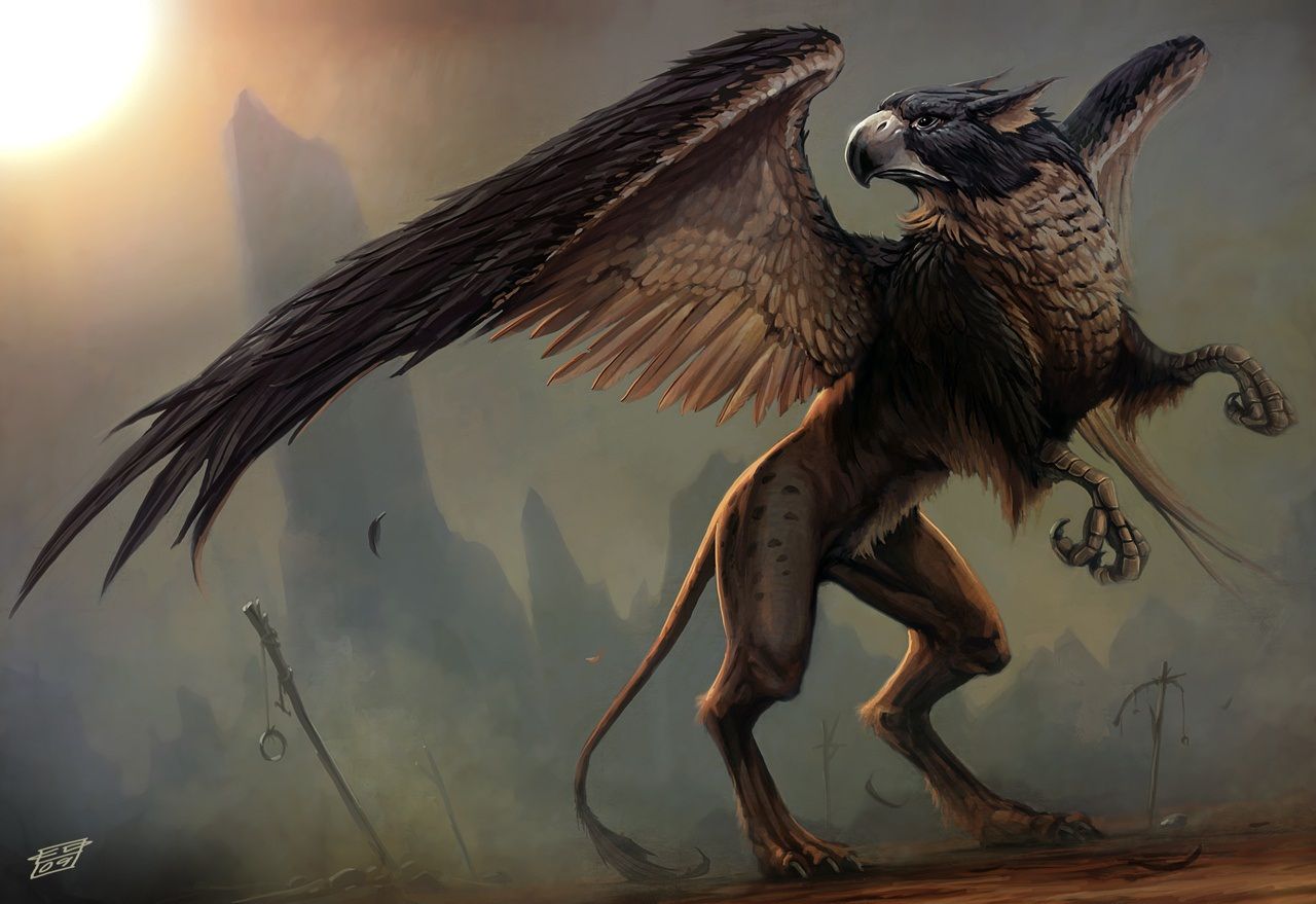 Griffins Mythical Creatures Wallpapers