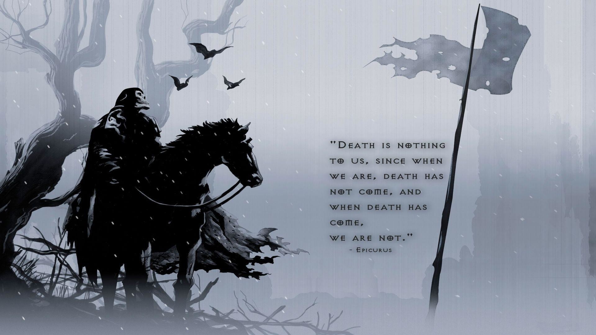 Grim Reaper On Horse Wallpapers