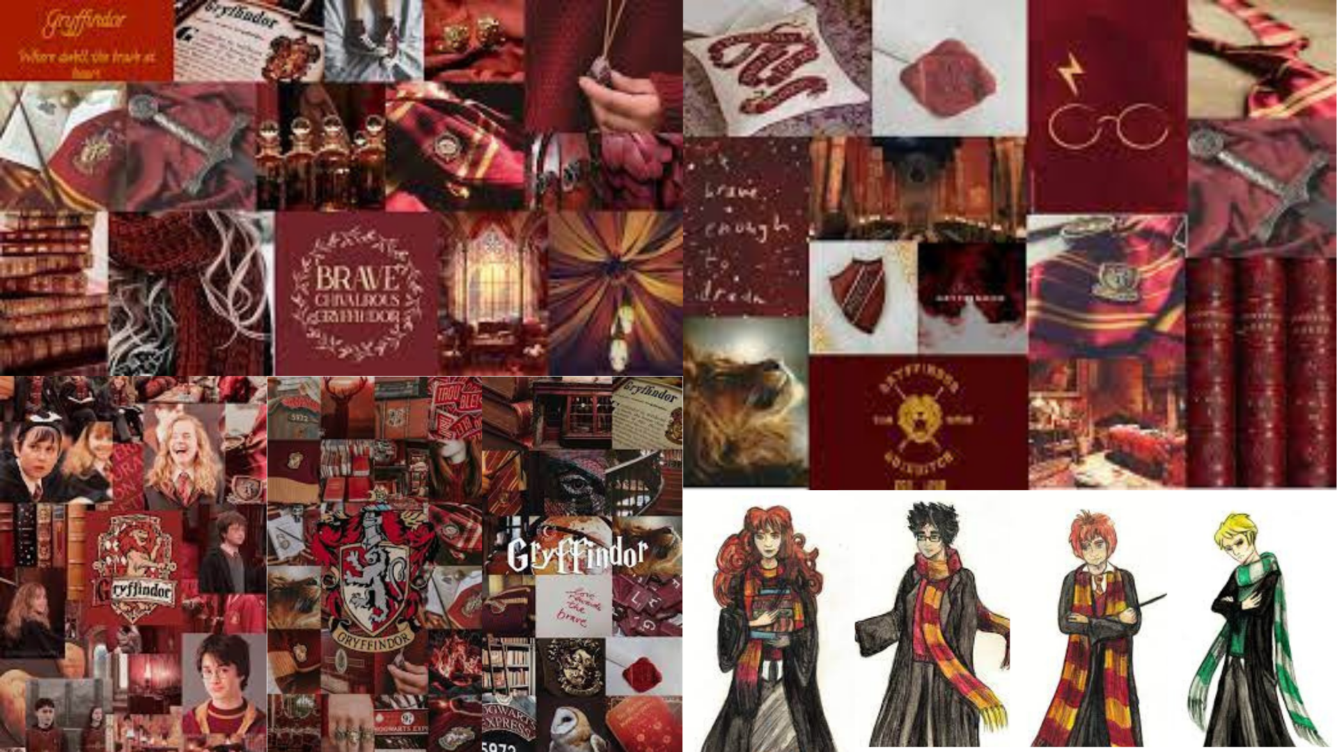 Gryffindor Collage Wallpapers