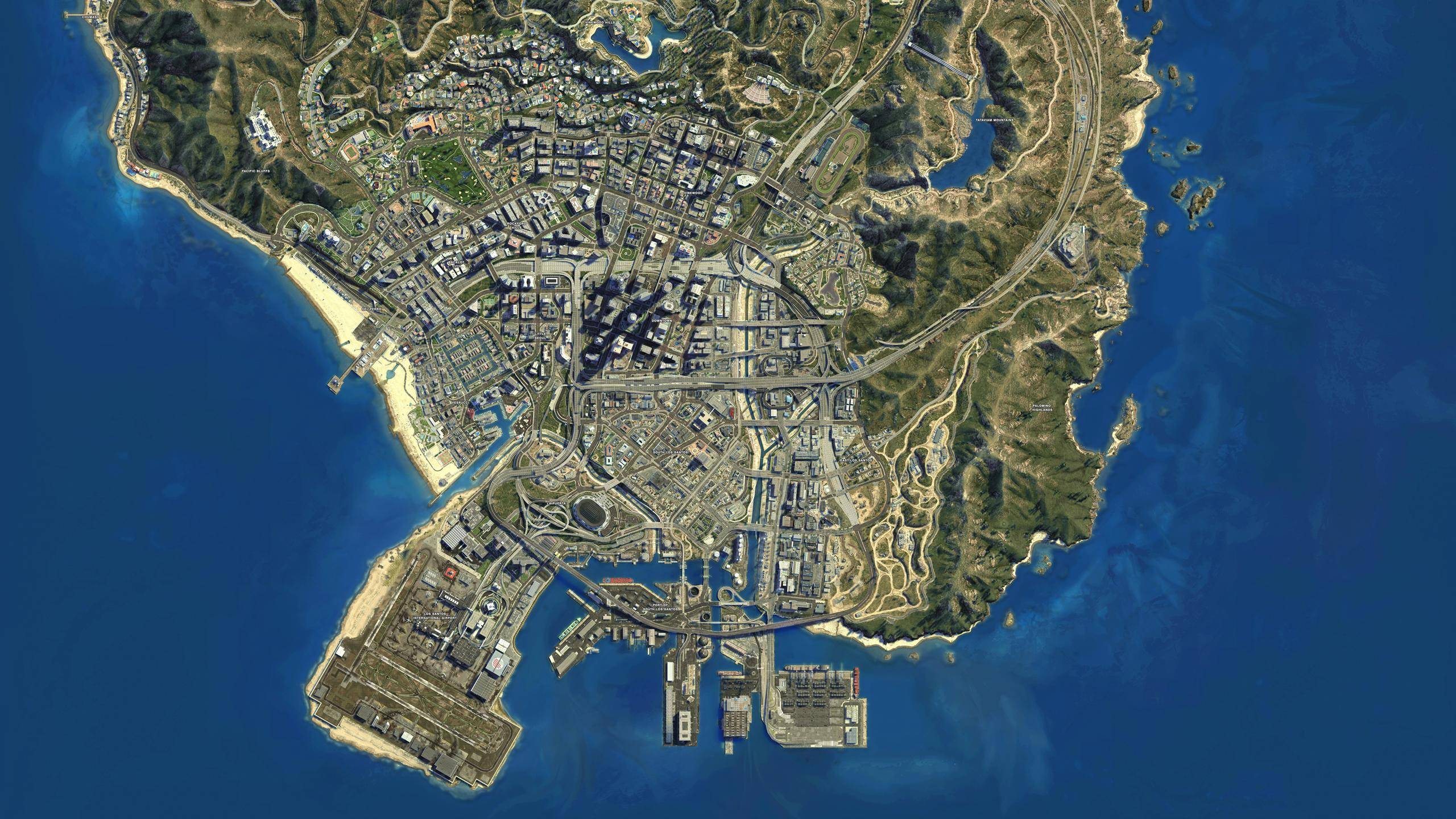 Gta 5 Map Hd Wallpapers