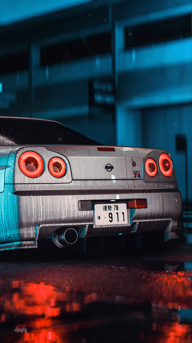 Gtr R34 Iphone Wallpapers