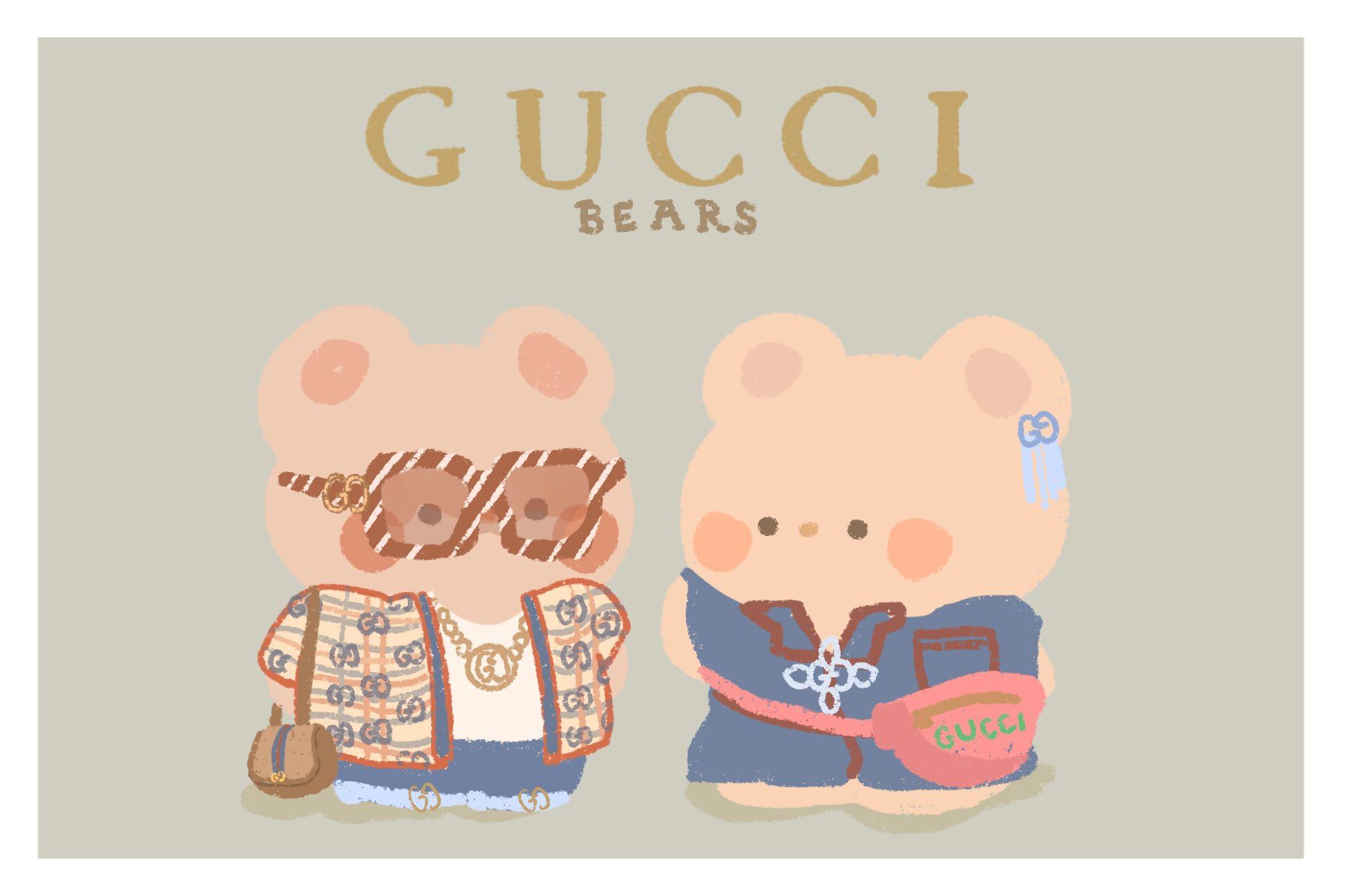 Gucci Bear Wallpapers
