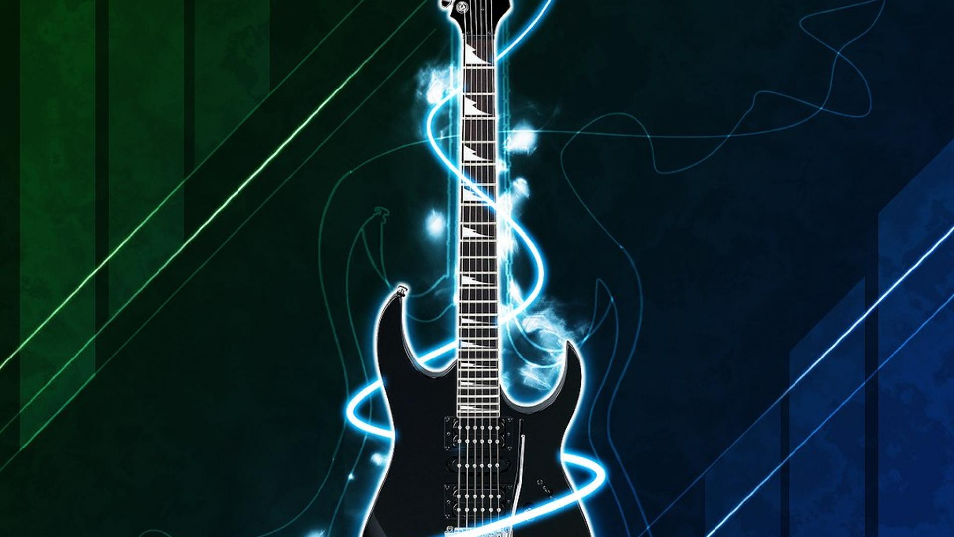 Guitar On Fire Wallpapers