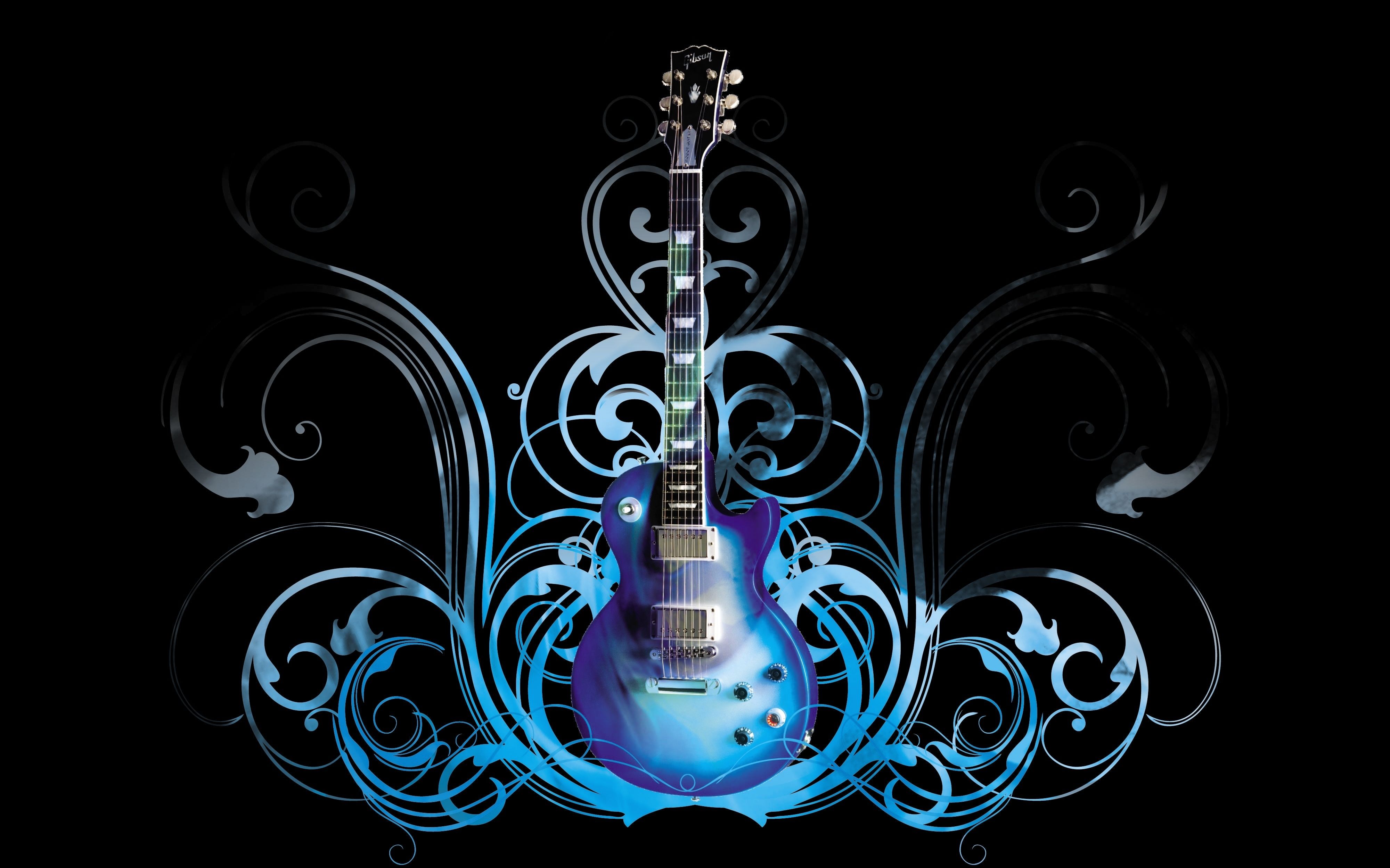 Guitar On Fire Wallpapers