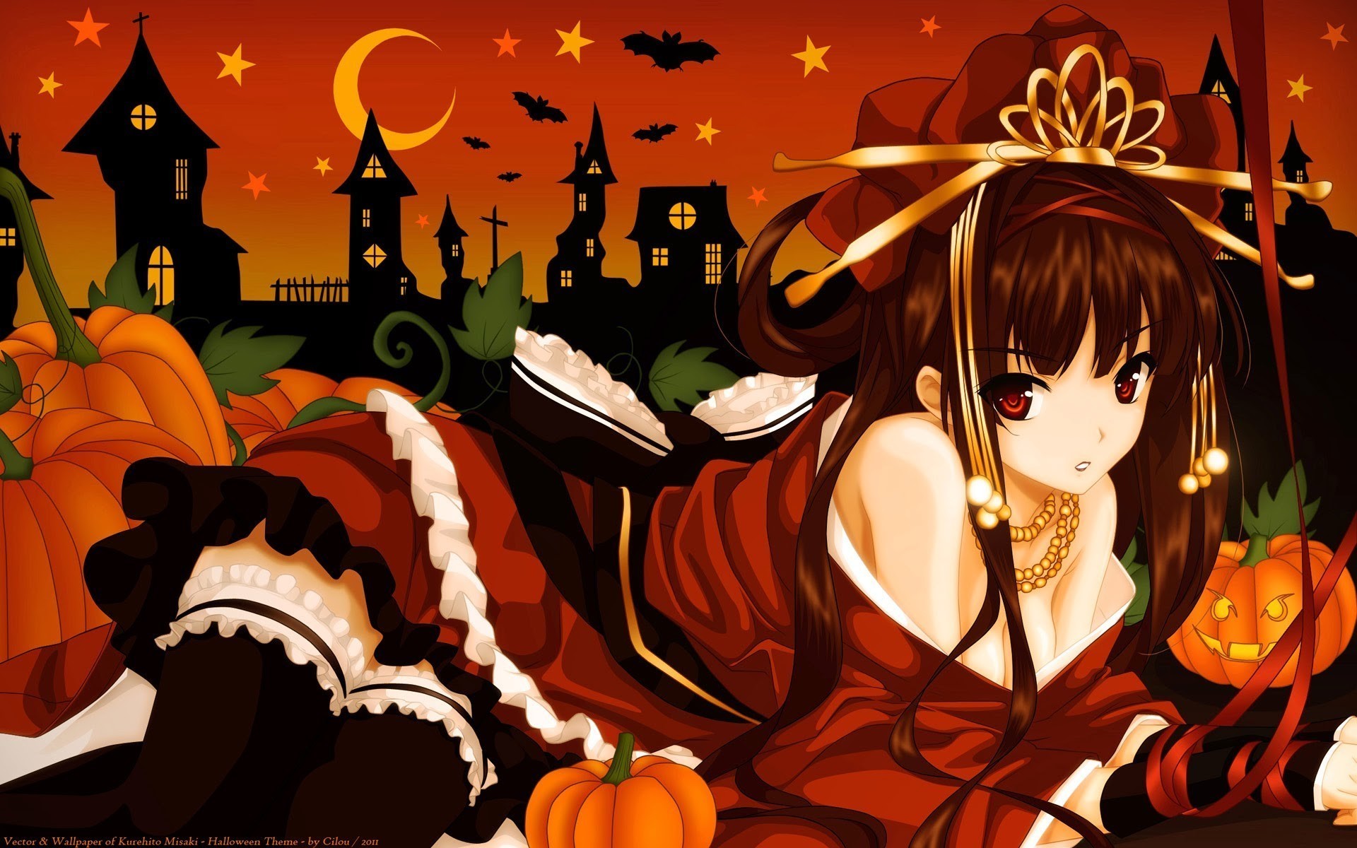 Halloween Anime Girl Wallpapers