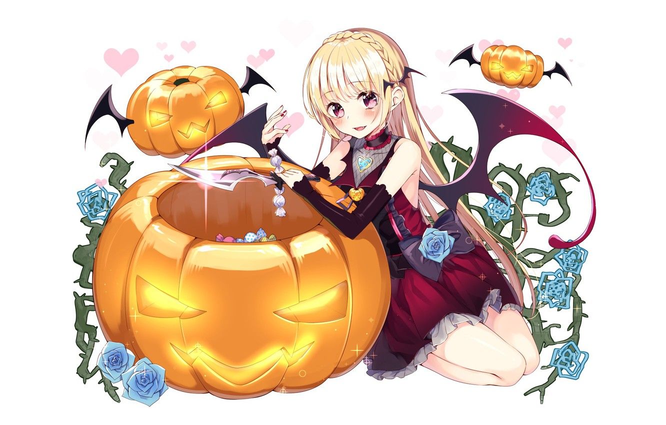 Halloween Anime Girl Wallpapers