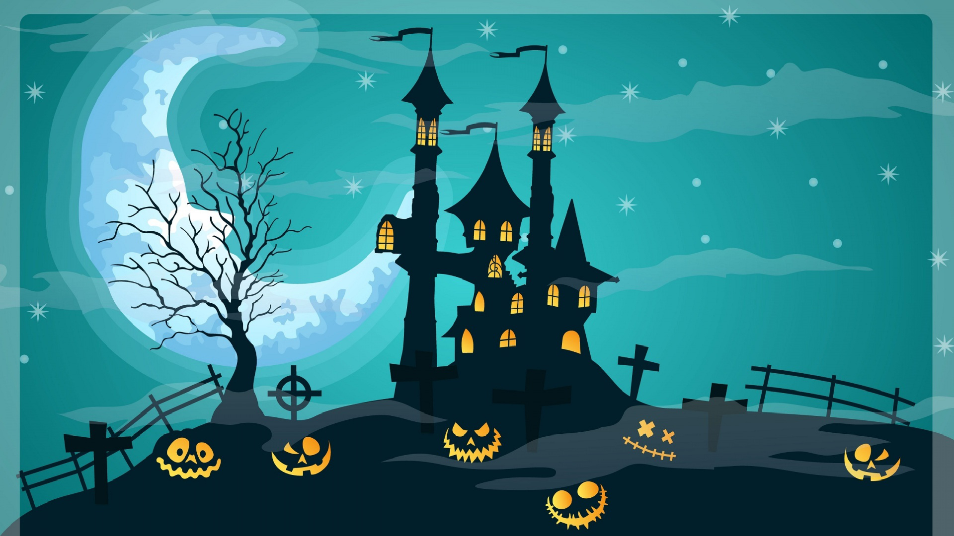 Halloween Castles Wallpapers