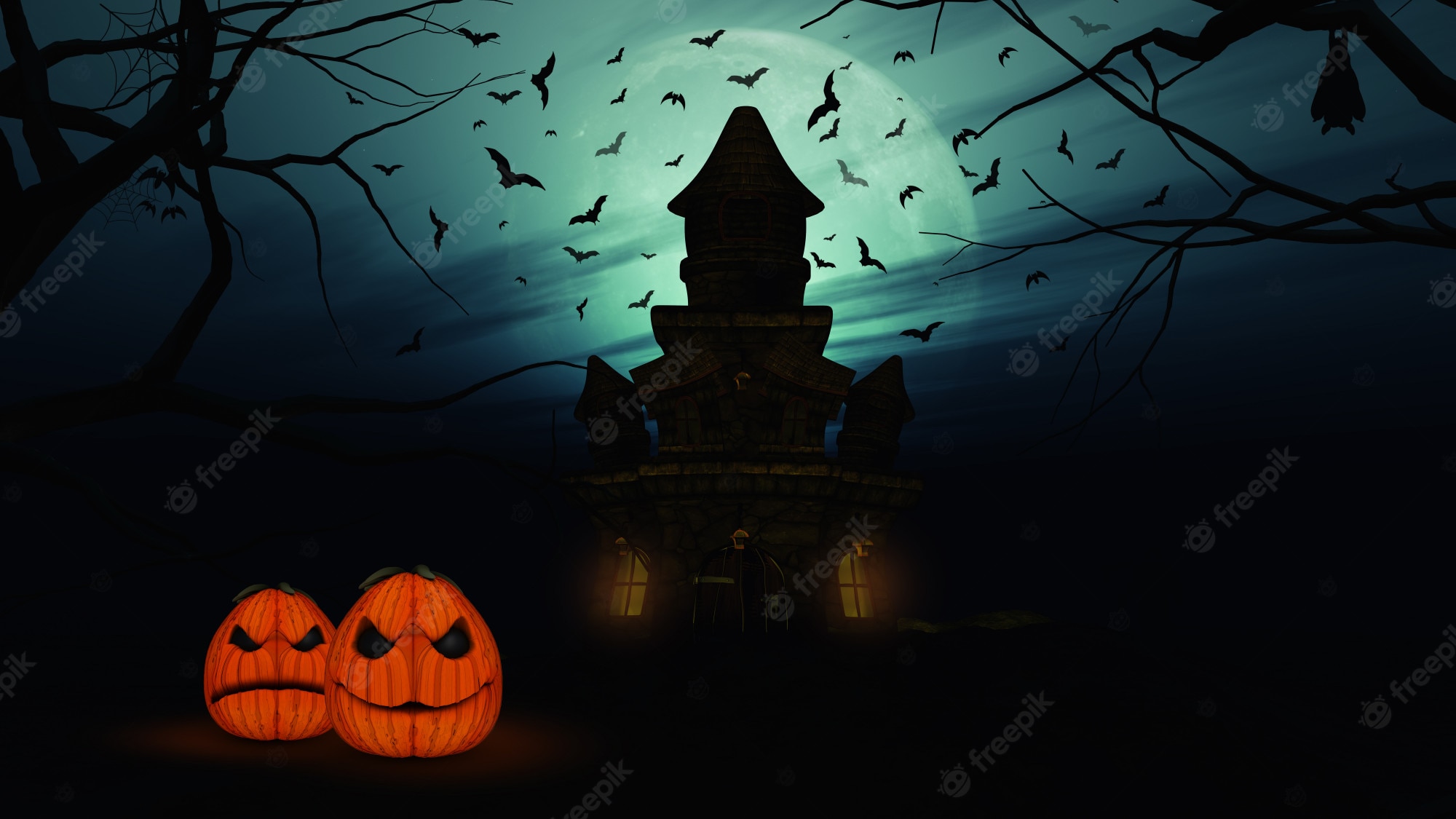 Halloween Castles Wallpapers