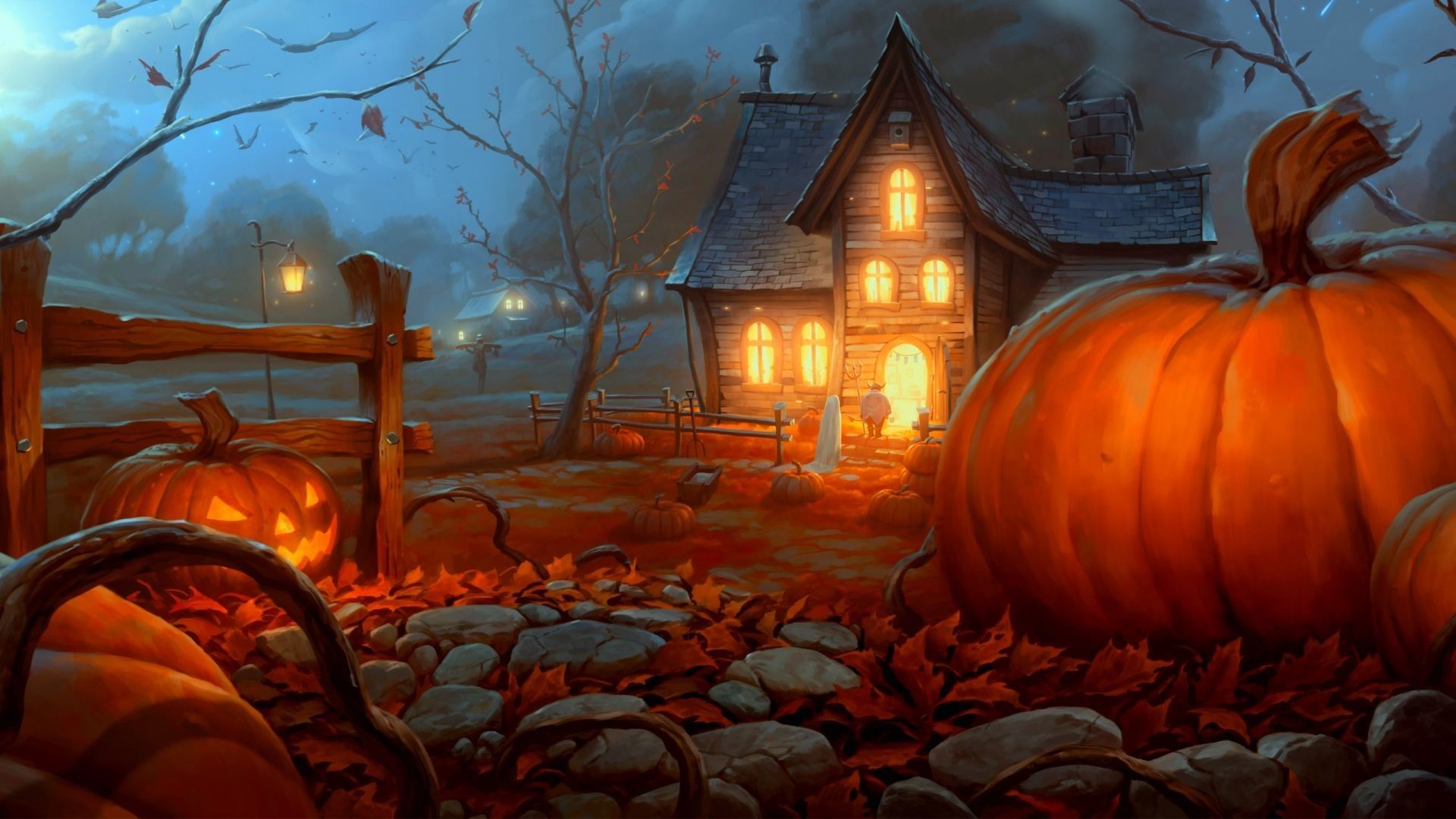 Halloween House Wallpapers